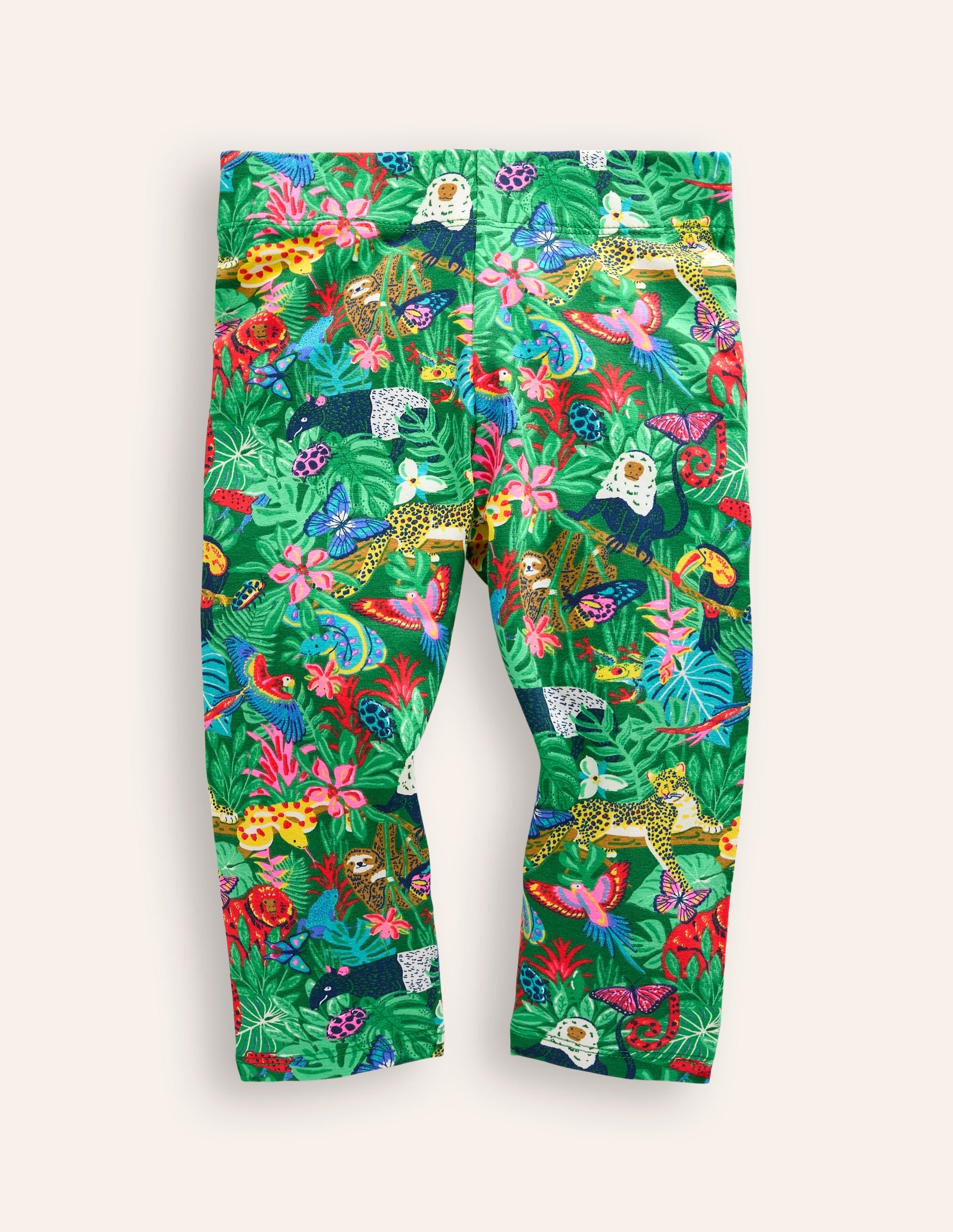  Fun Cropped Leggings-Spruce Green Rainforest、mySite、ashleygrahame