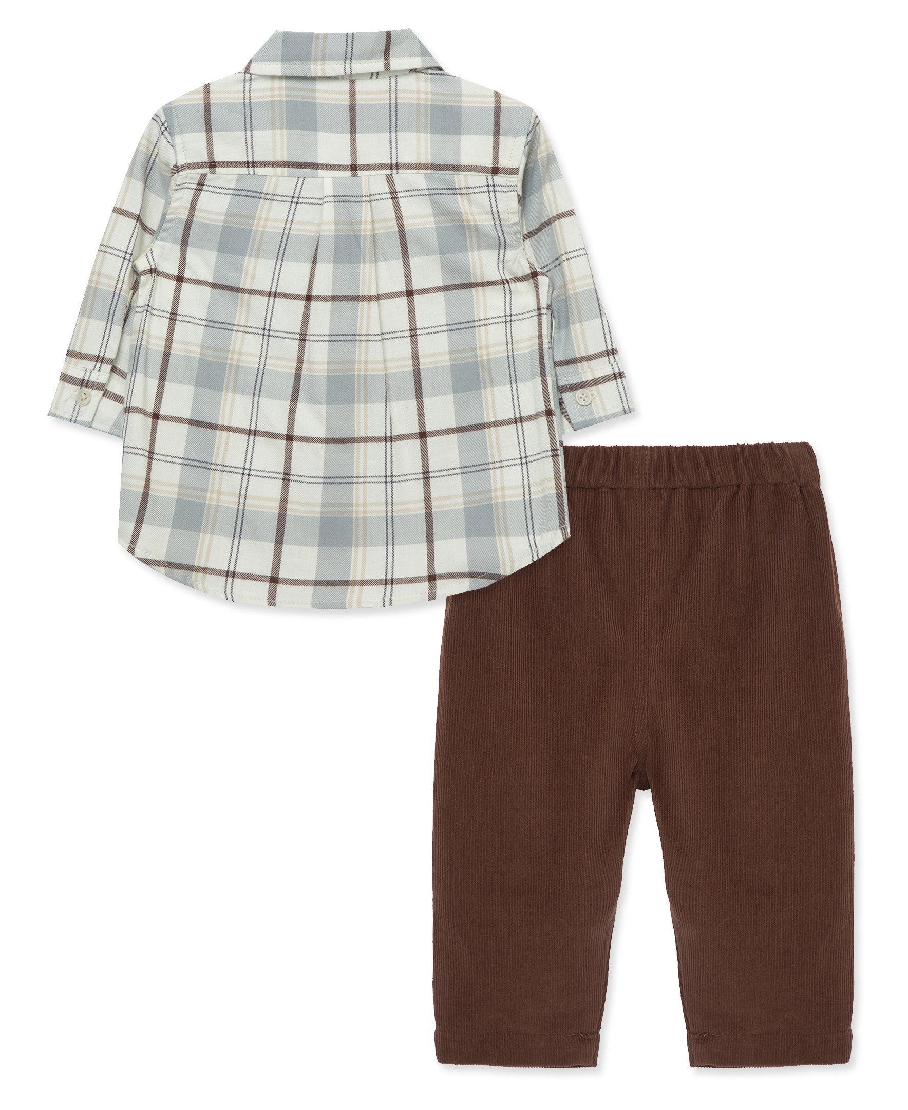  Neutral Plaid Woven Pant Set、mySite、layawaytickets