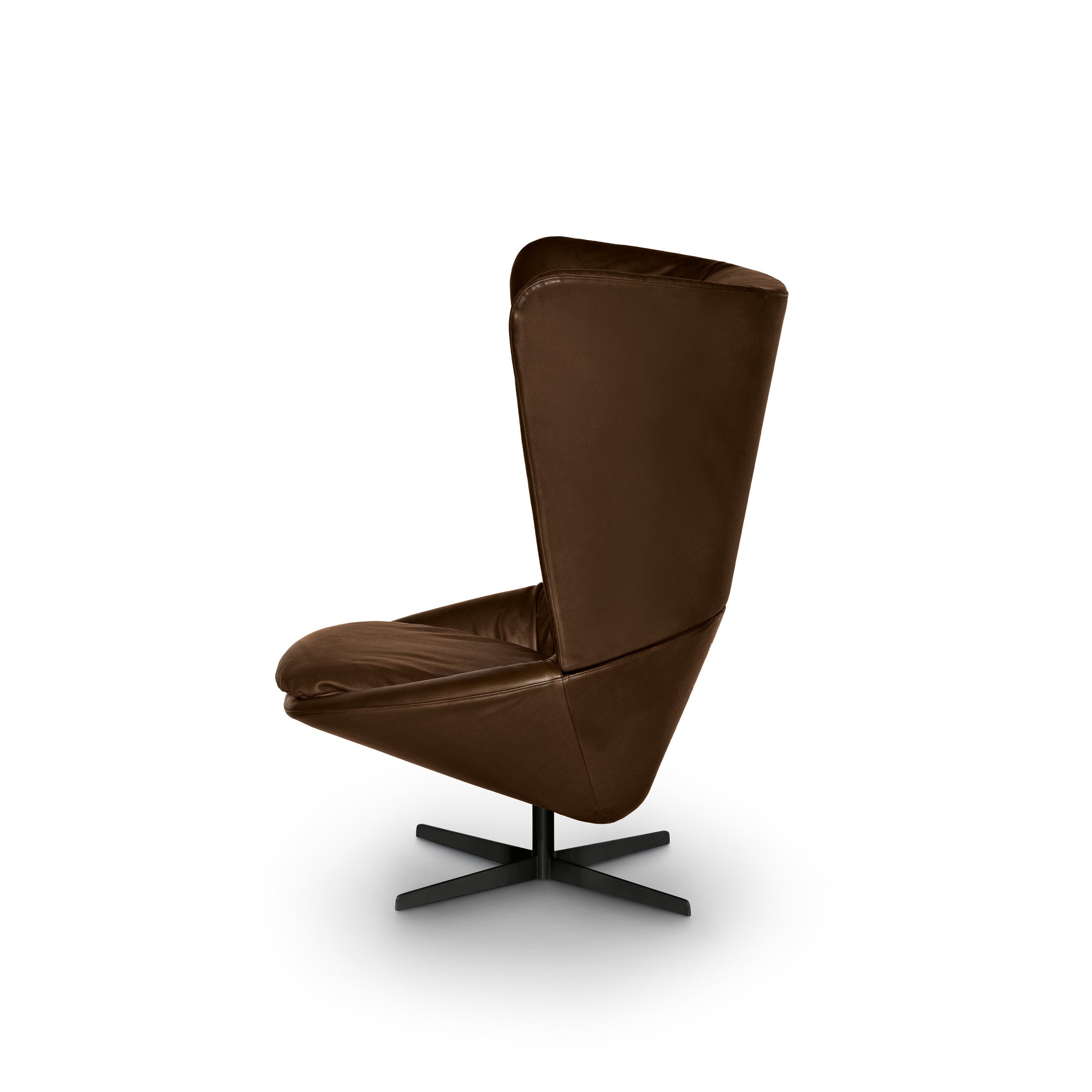 Leather Armchair LADLE Swivel Base by Luca Nichetto for Arflex、mySite、neckold