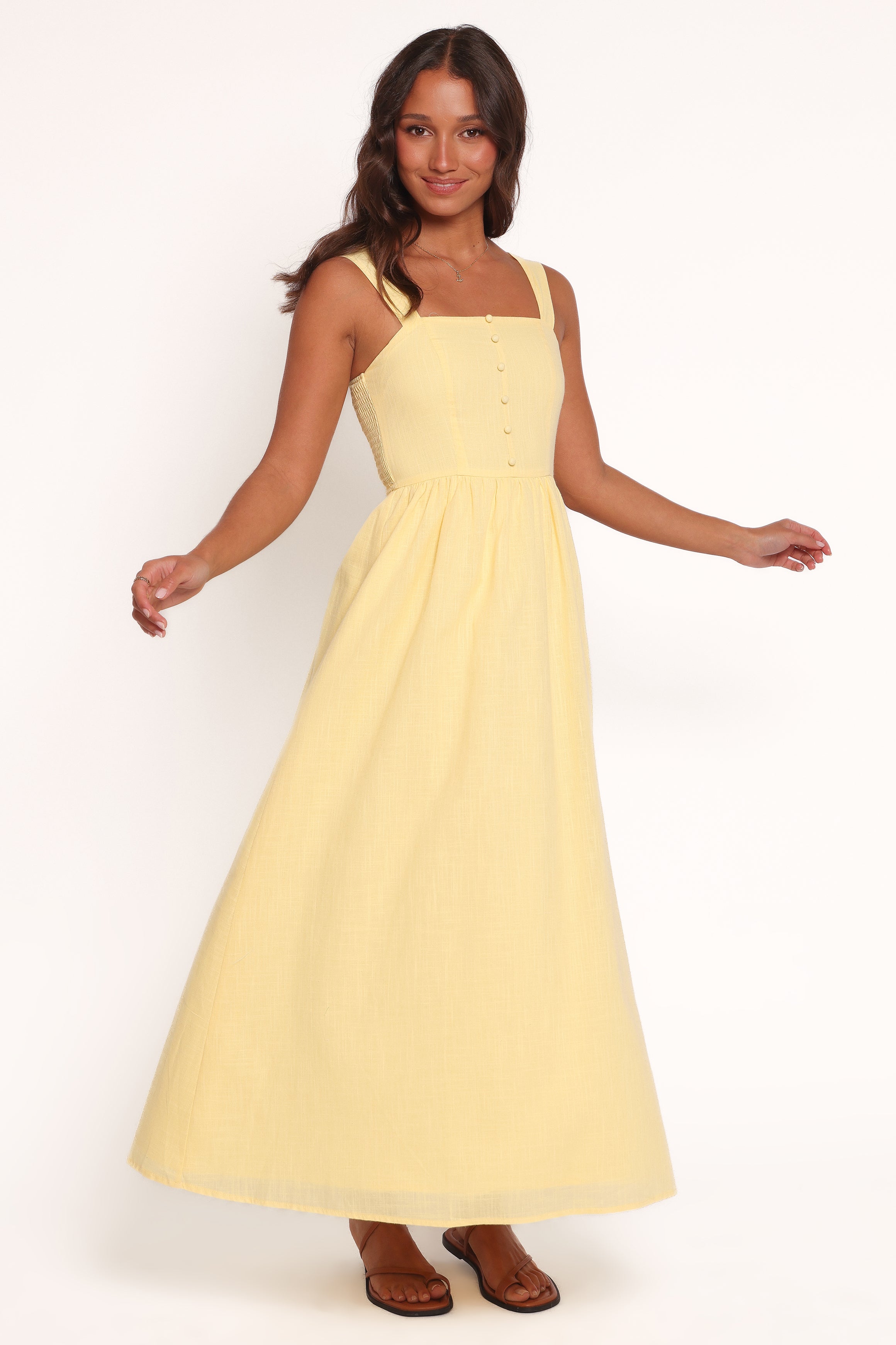  Caty Maxi Dress - Yellow、mySite、sugarbowlscore