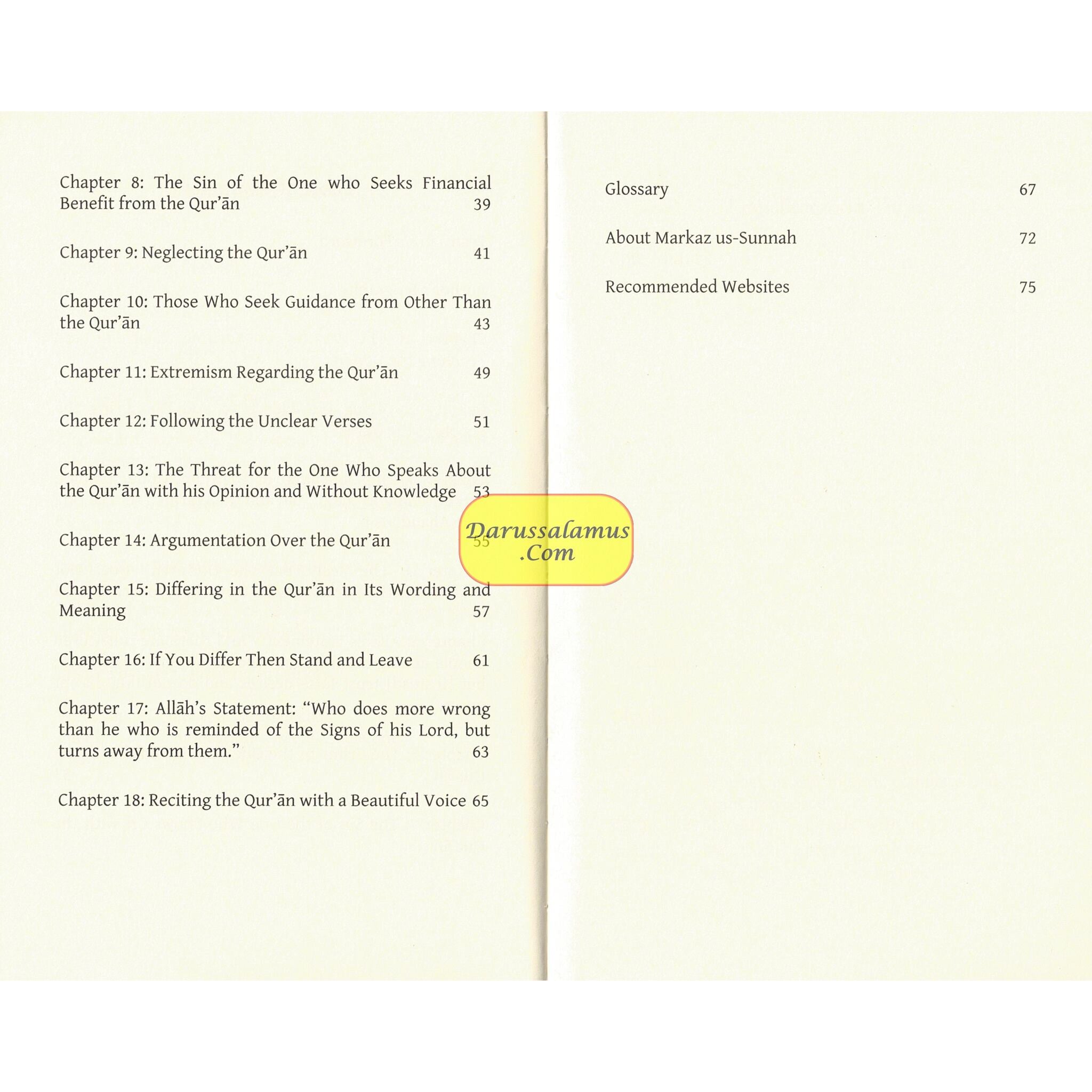 The Virtues of the Qu'ran By Shaykh al-Islam Muhammad ibn 'Abdul-Wahab、mySite、topwebapps