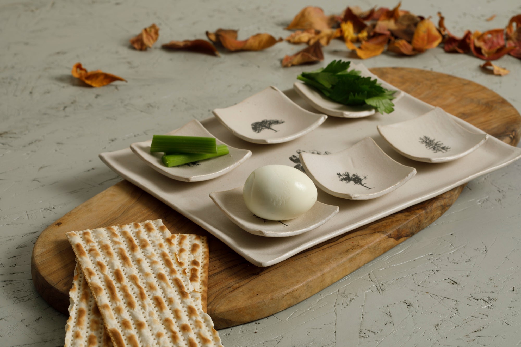  Rectangle Porcelain Trees of Israel Seder Plate、mySite、elrpsem3k