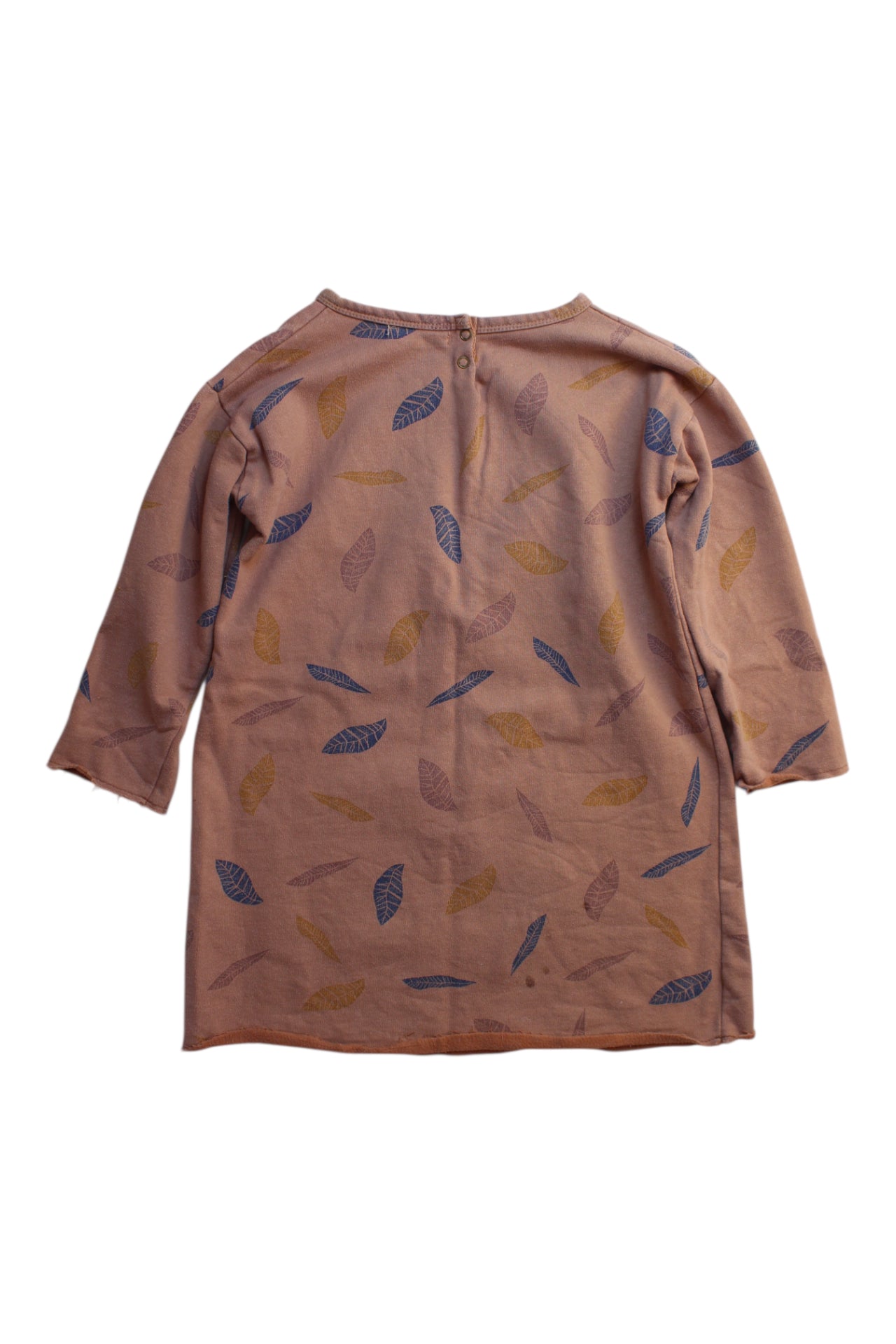 Bobo Choses Leaf Print Long Sleeve Top 5T、mySite、g9winljtr