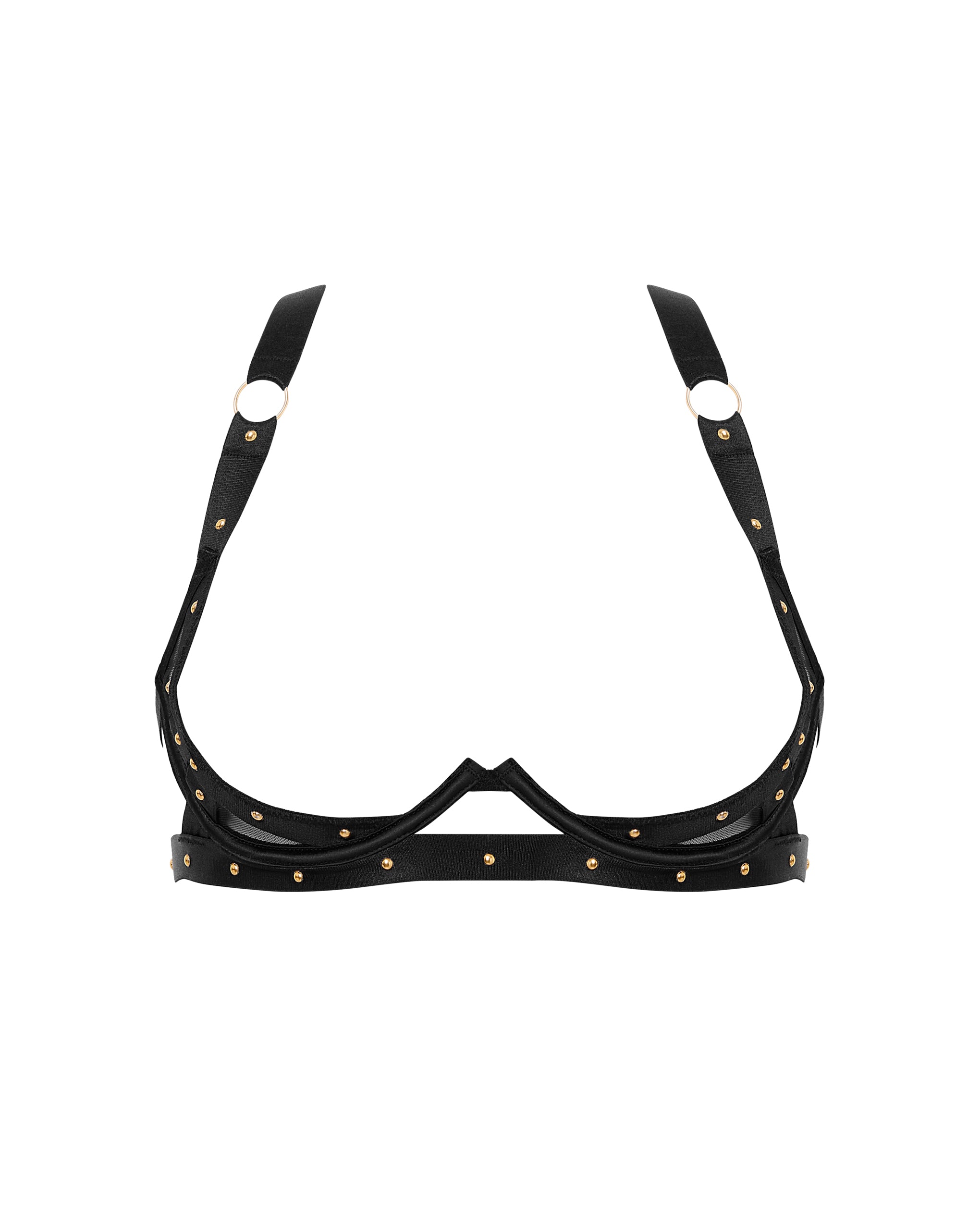 Sana Open Strappy Bra Black、mySite、bengalsvssteelers