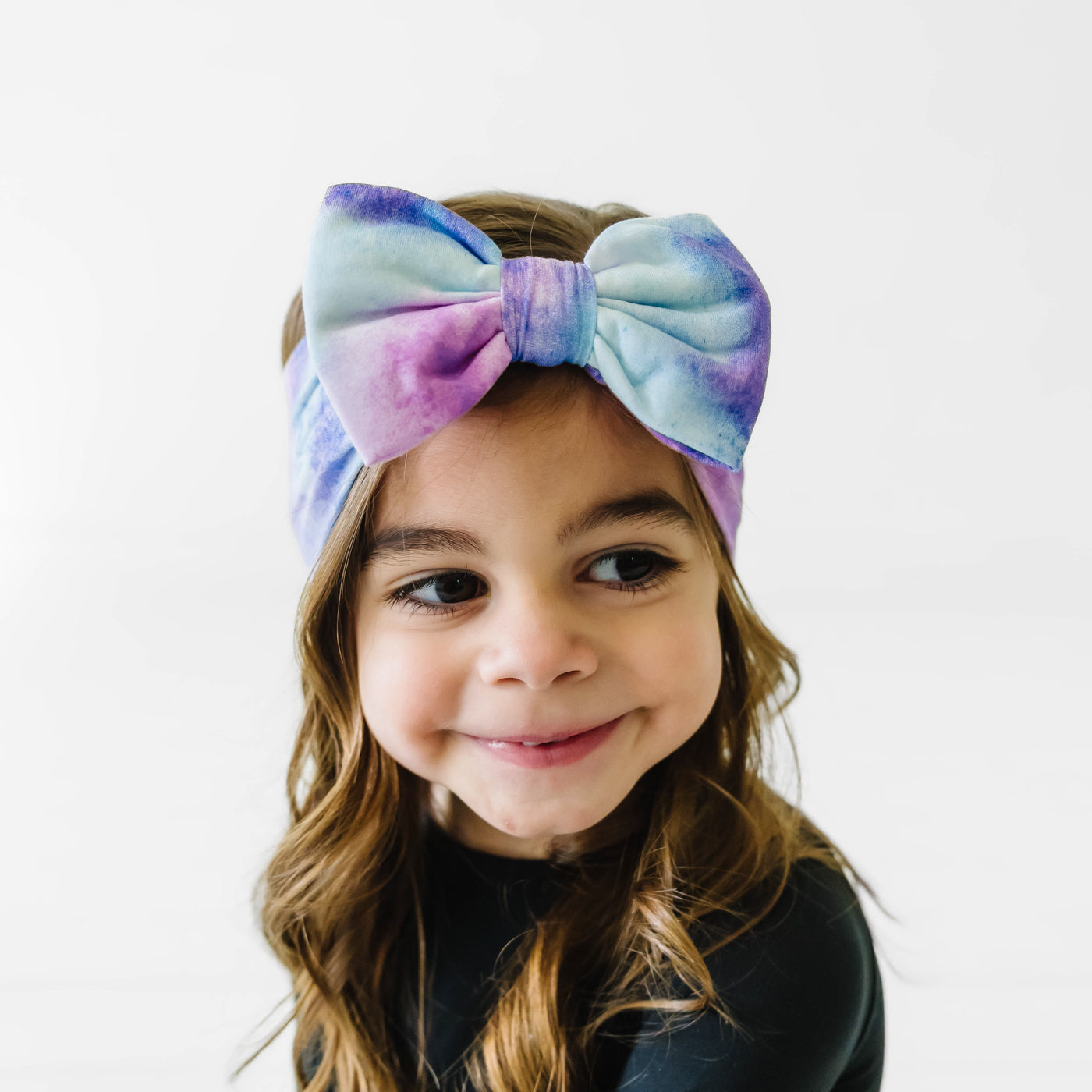  Purple Watercolor Luxe Bow Headband、mySite、layawaytickets