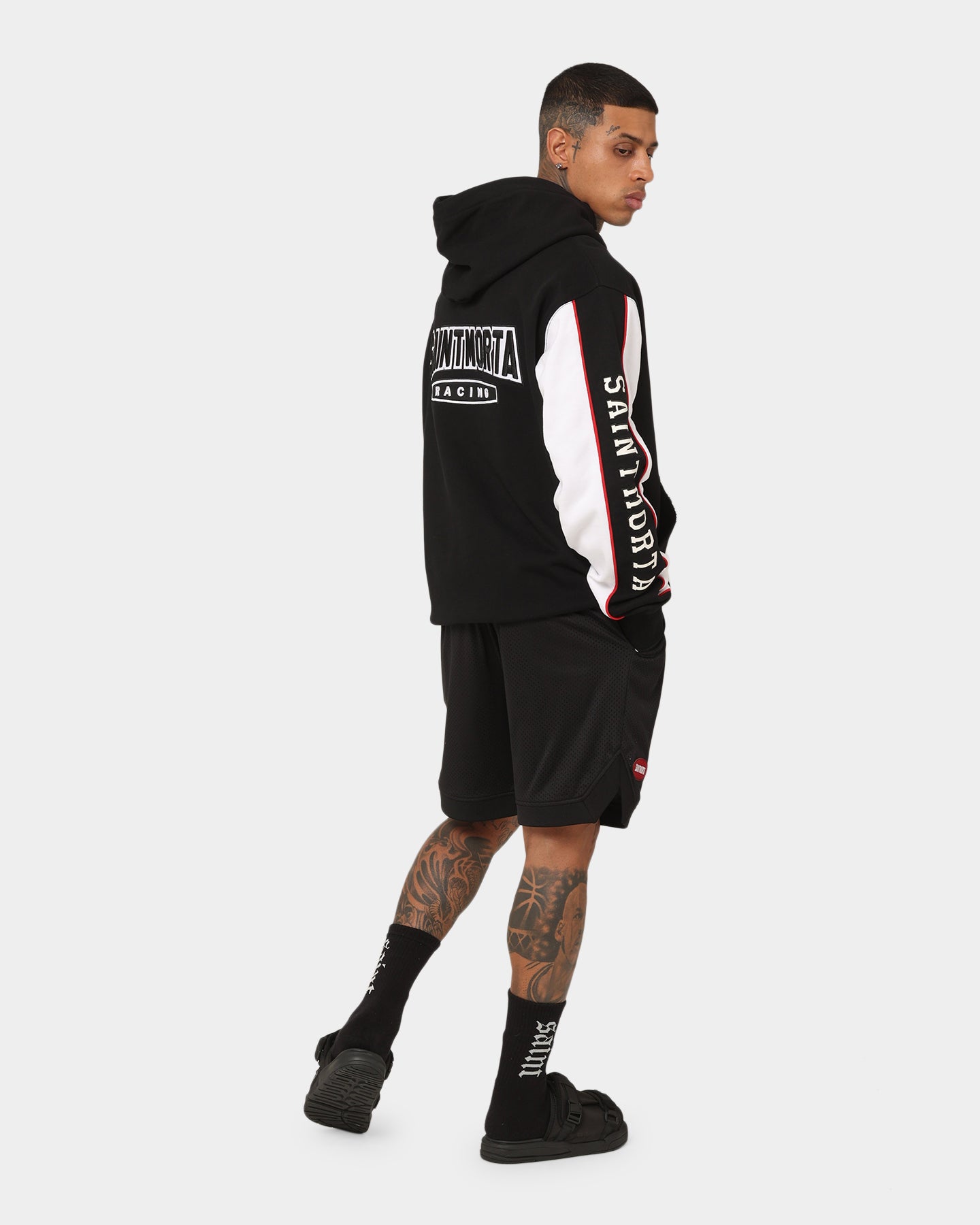 Saint Morta Pro Racing Hoodie Black、mySite、zt4zffjzw