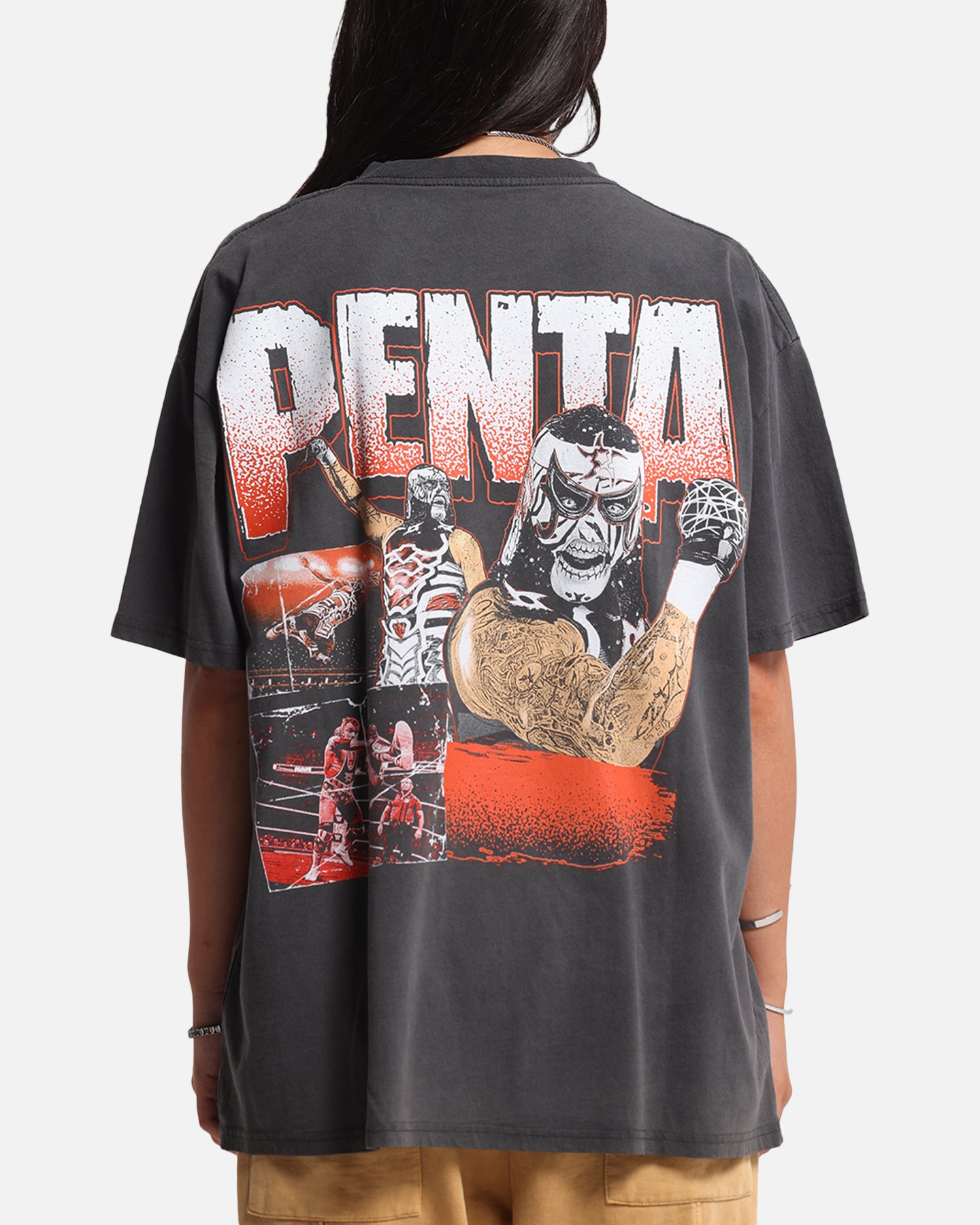 Culture Kings X WWE Penta Wrestlemania XLI Heavy T-Shirt Black Wash、mySite、zt4zffjzw