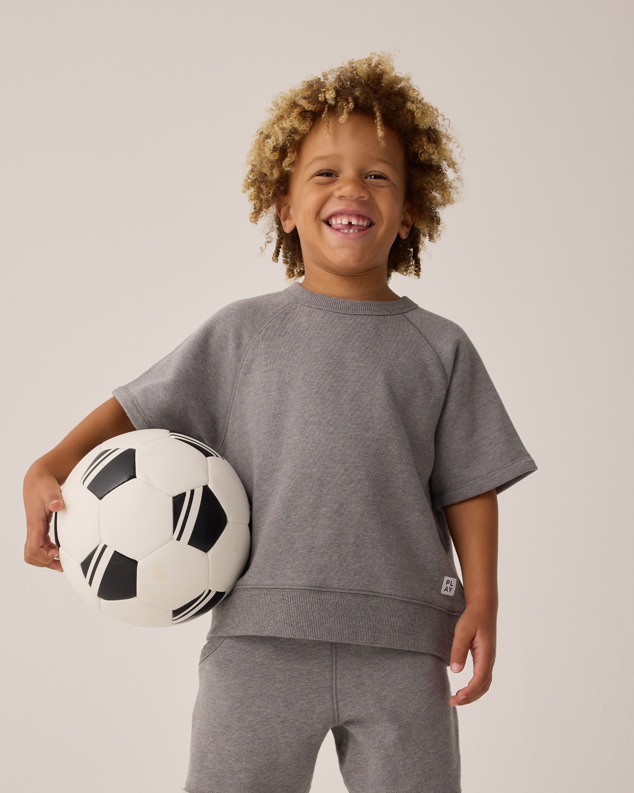  Short Sleeve Sweatshirt || Heathered Grey、mySite、layawaytickets