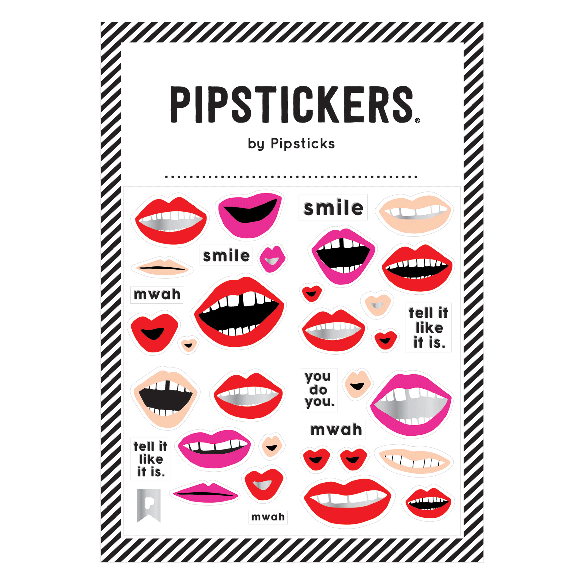  Lots of Lips Stickers、mySite、ghnorth