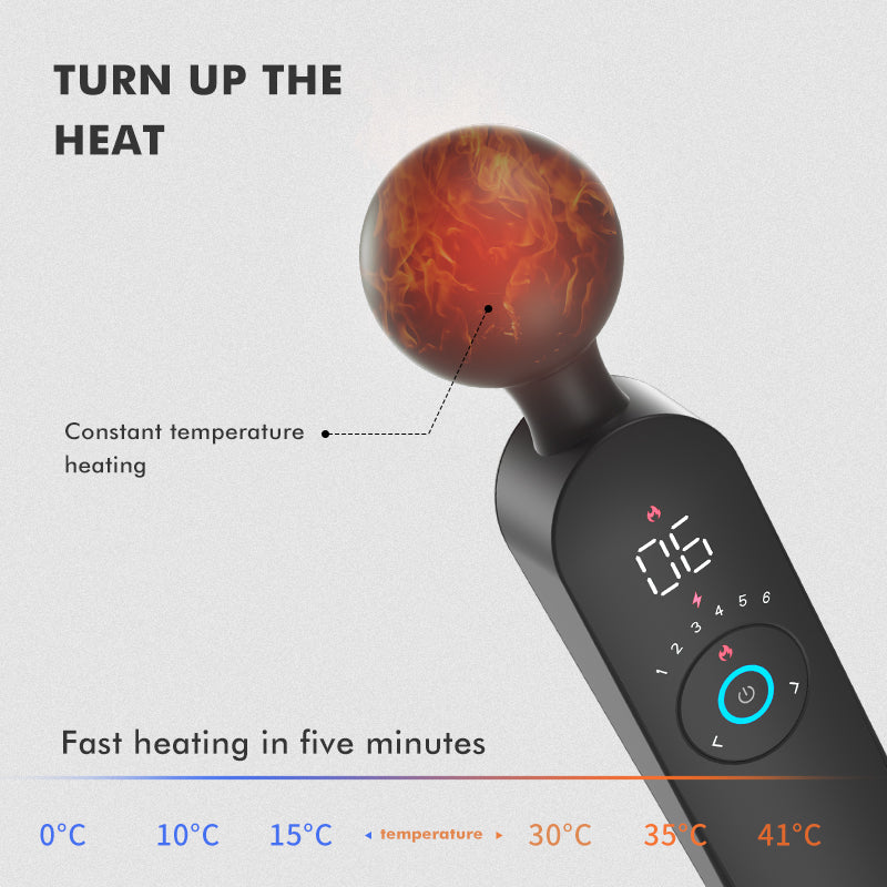 Come Closer Lux Wand | Flex Silicone Head | Heating | USB | Magnetic、mySite、bottomscart