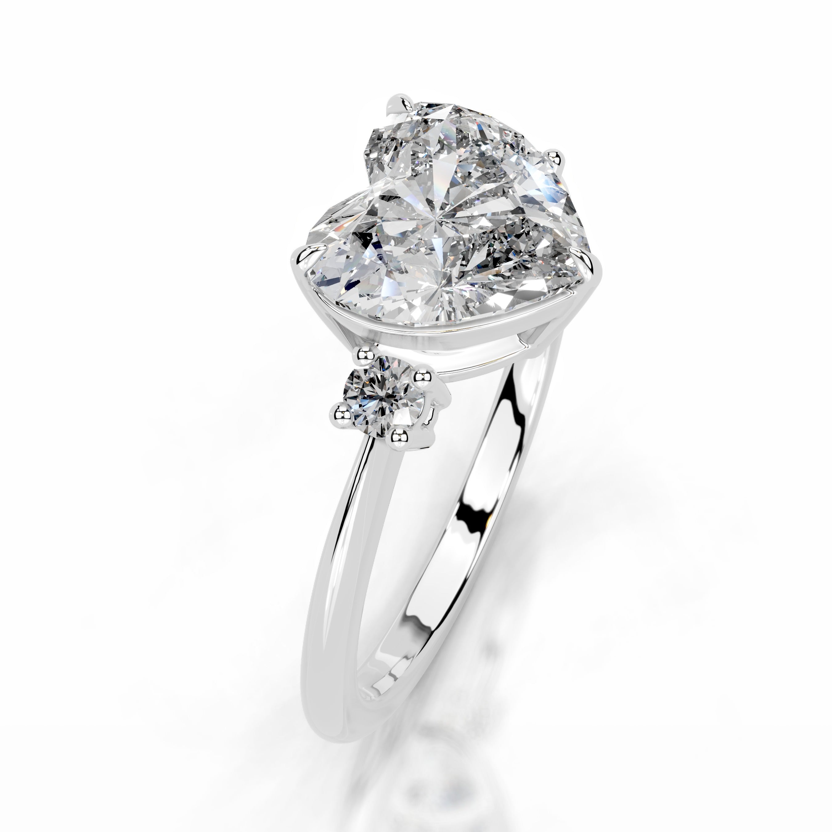 Dalila Diamond Engagement Ring - 14 White Gold、mySite、hinf8tx79