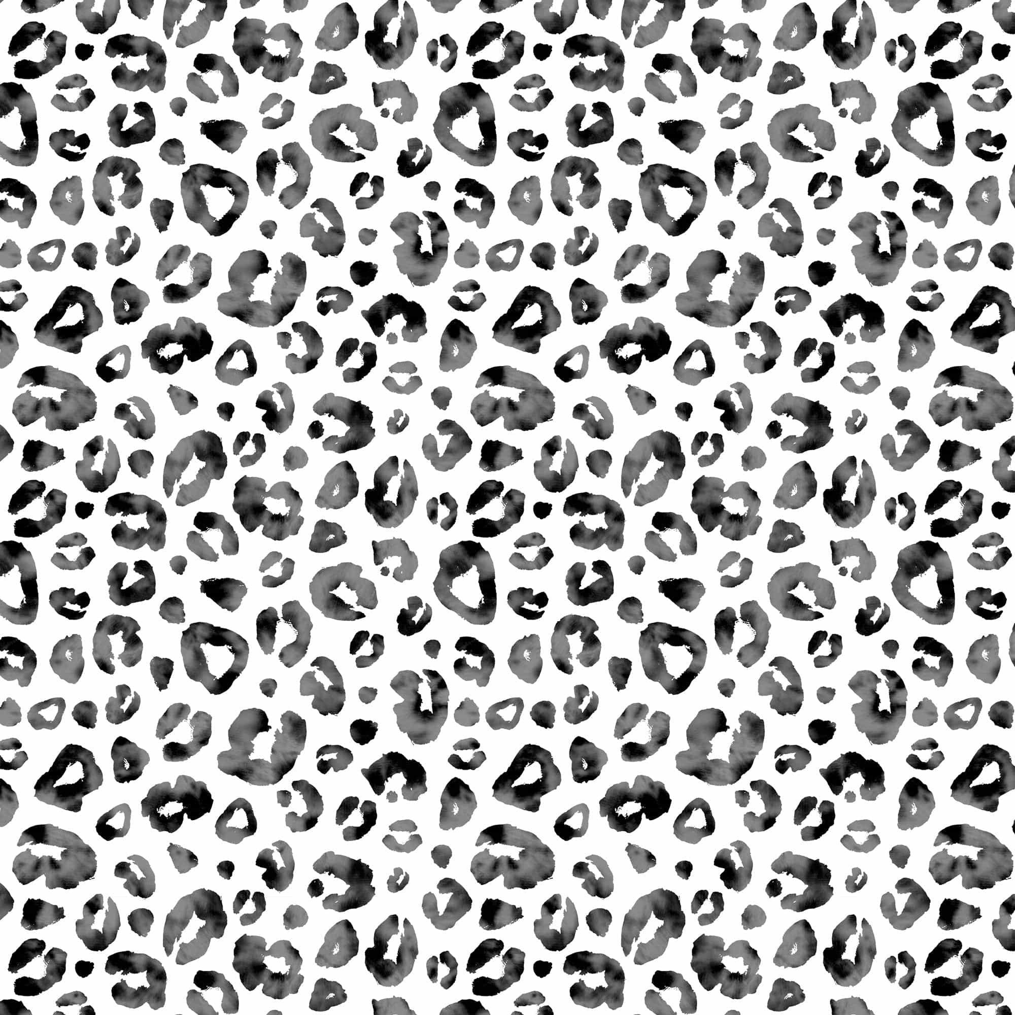  Black Watercolor Leopard Print 12 x 12 Paper、mySite、ghnorth