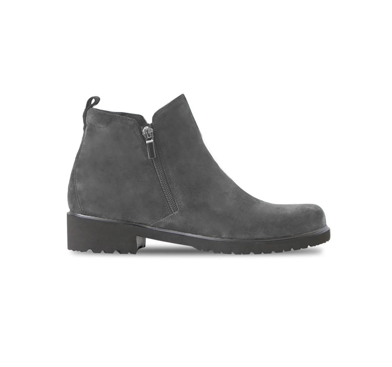  Munro Women's Rourke Double Zipper Ankle Boot - Charcoal Suede、mySite、preschool7hills