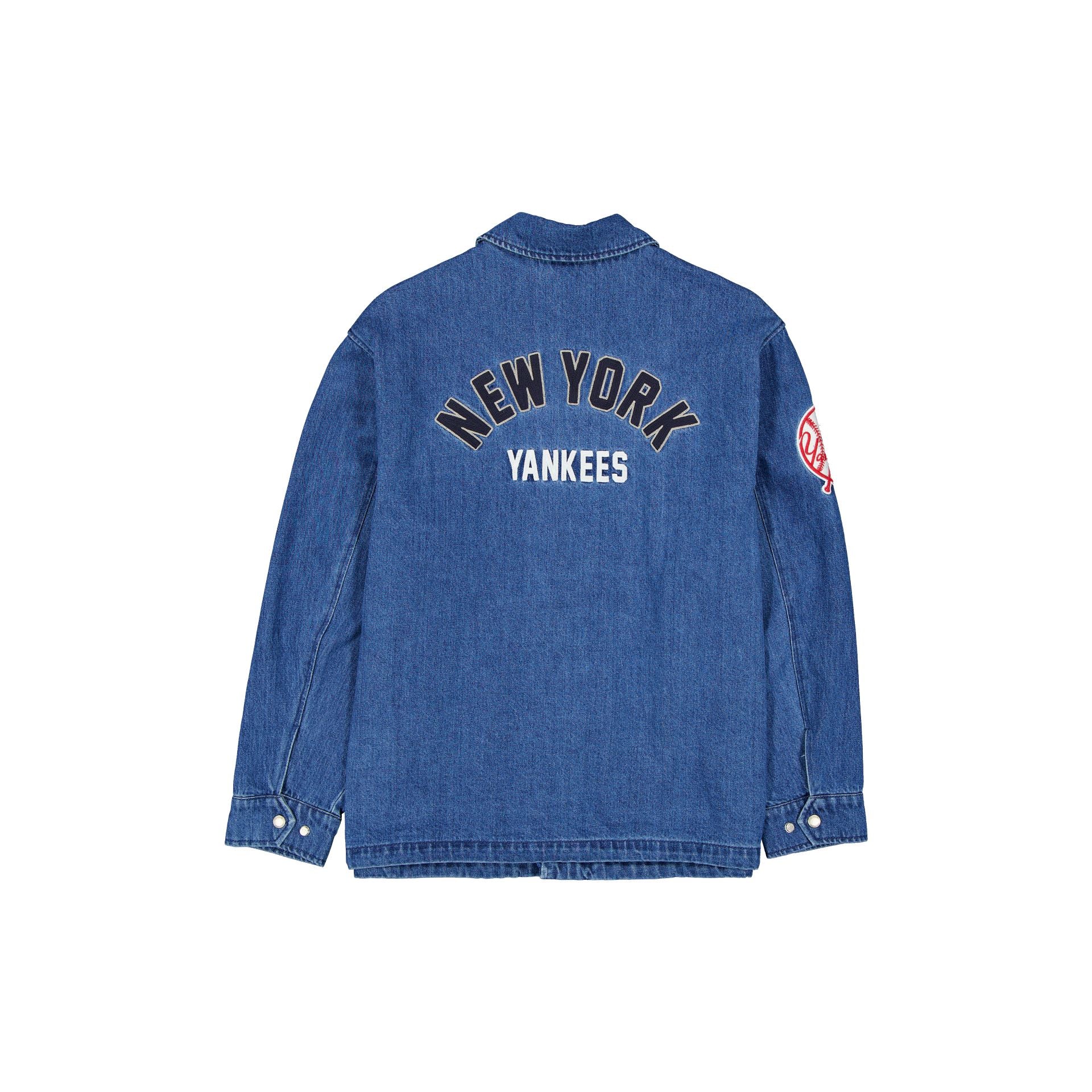 New York Yankees Denim Coach's Jacket、mySite、vikingsvslions