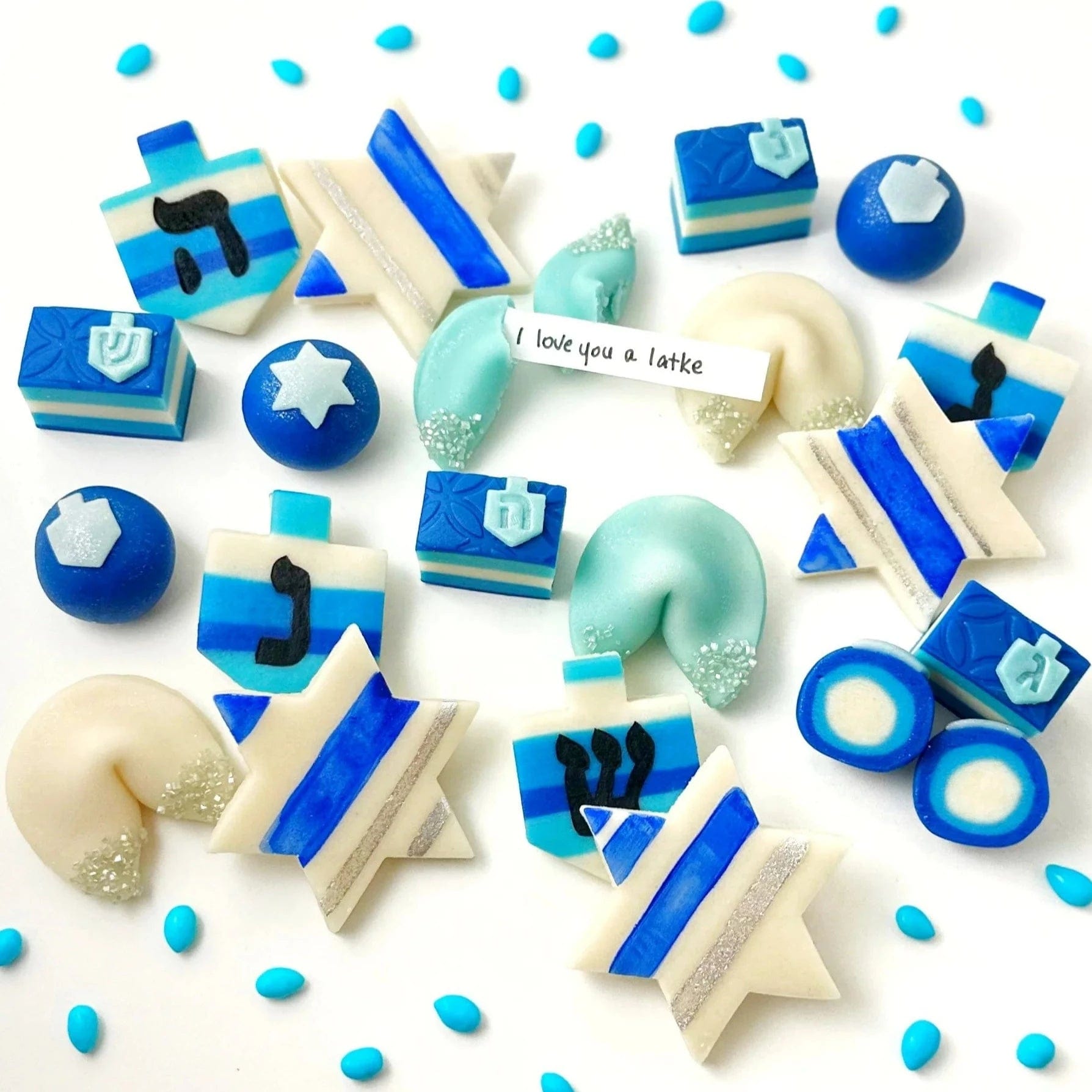 Marzipan Hanukkah Elegant Gift Basket、mySite、topwebapps