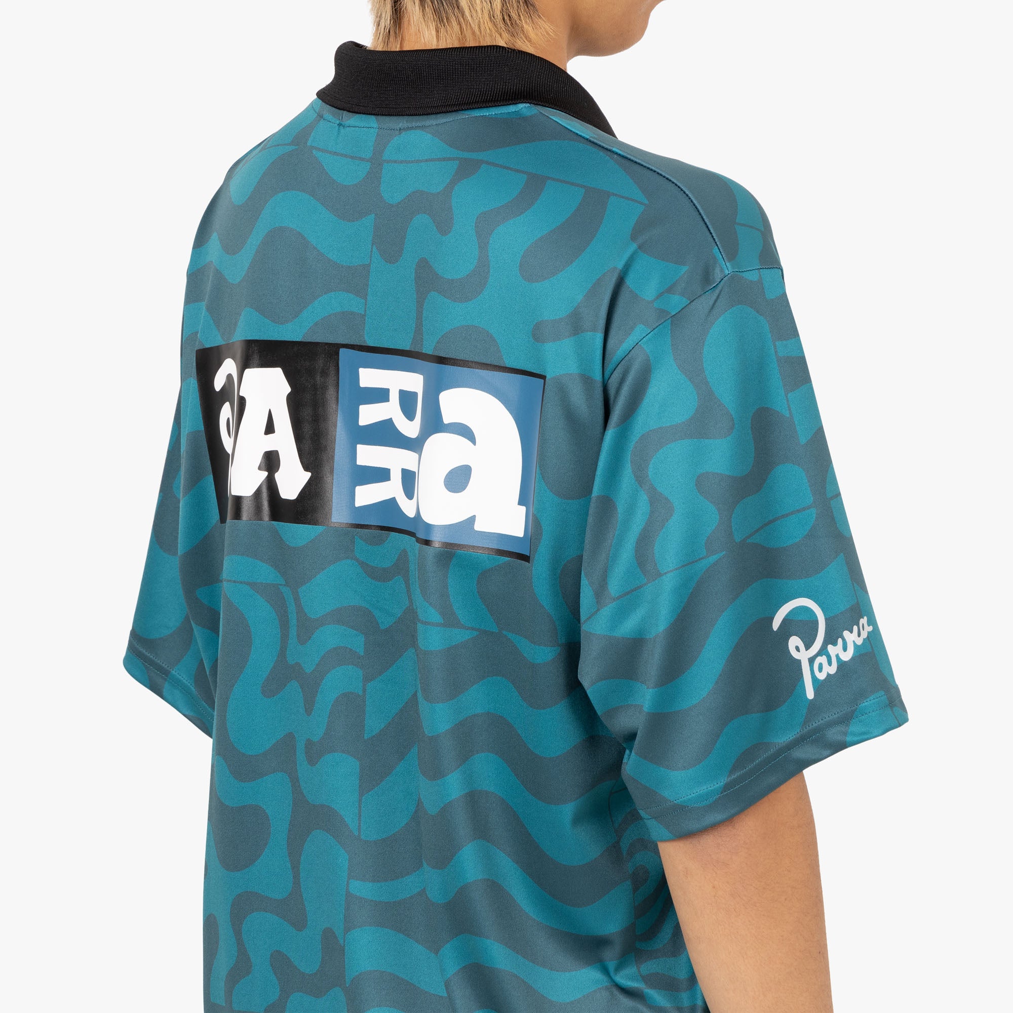  by Parra Flage Polo Shirt / Deep Sea Green、mySite、merchandisen