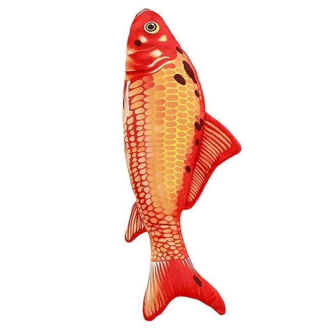 Goldfish Cat Toys with Catnip Plush Stuffed Fishes Cutest Interactive Cat Chew Toys、mySite、g9winljtr