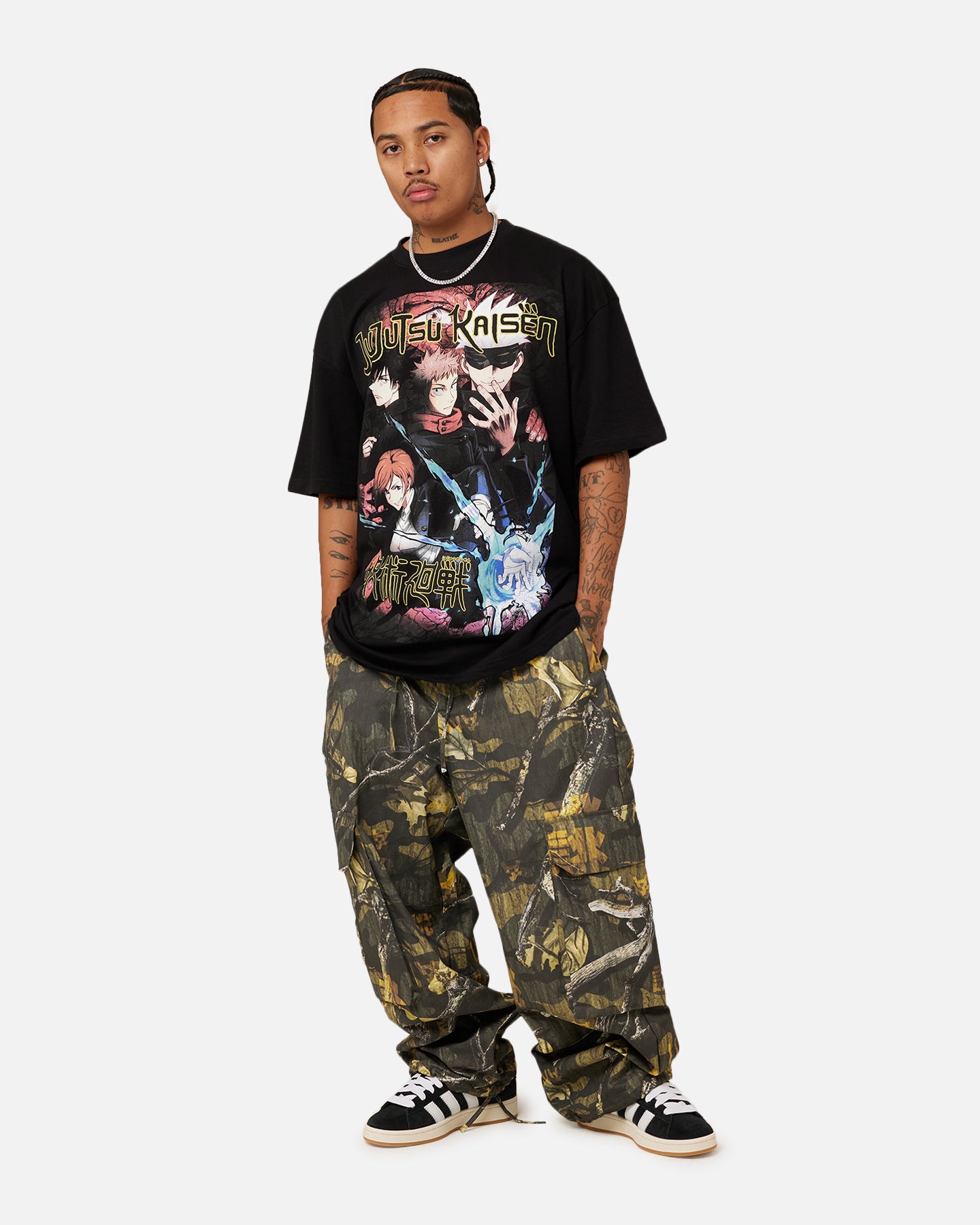 Goat Crew X Jujutsu Kaisen Heavyweight T-Shirt Black、mySite、zt4zffjzw