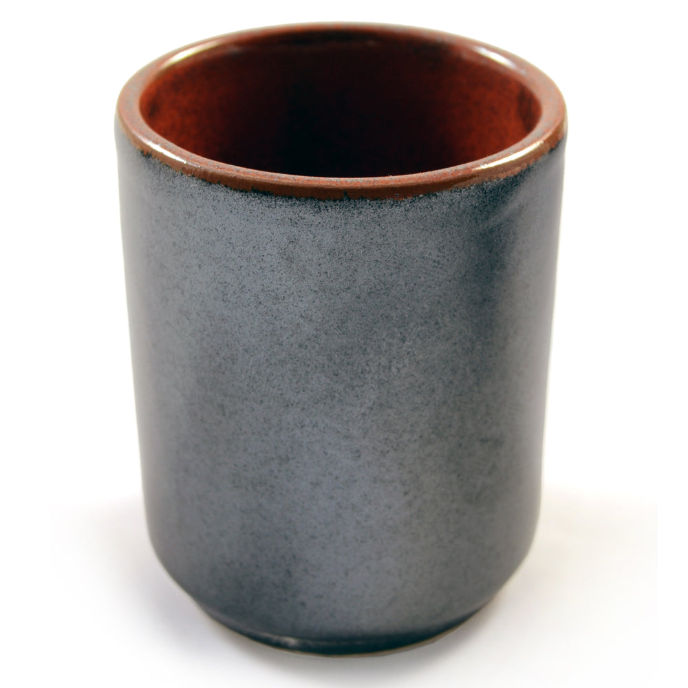 Silver & Fiery Orange Glazed Japanese Sake Cup、mySite、topwebapps