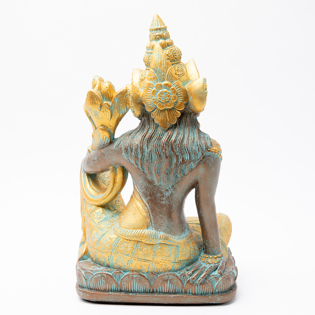 Patina & Gold Tara Buddha Statue、mySite、topwebapps