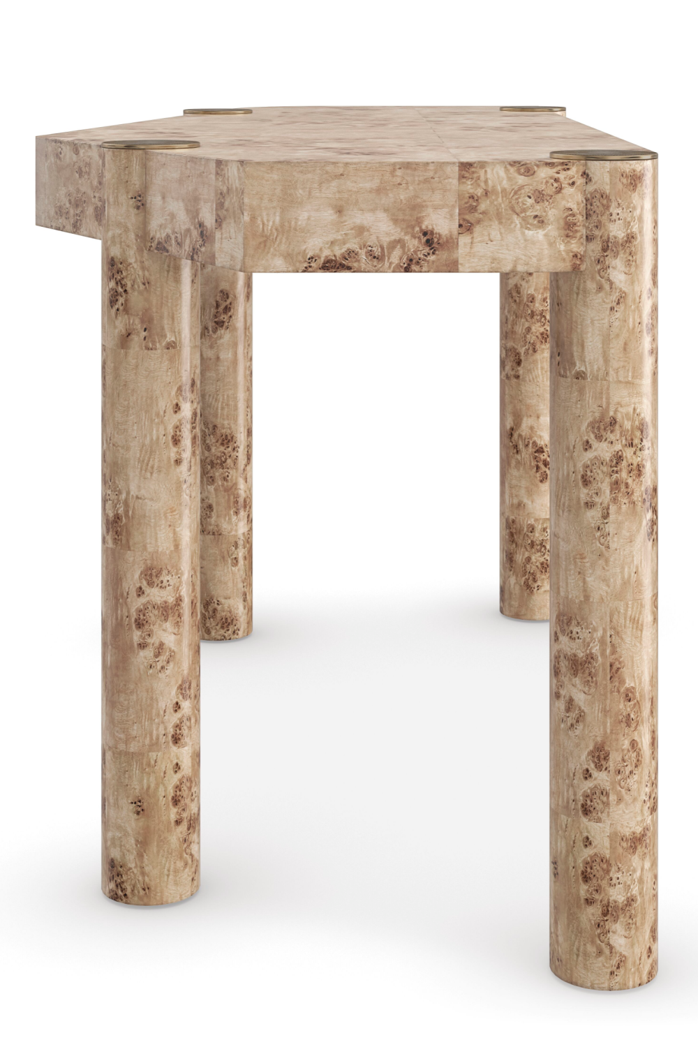 Trapezoidal Wooden Modern Desk | Caracole Rhythm、mySite、neckold