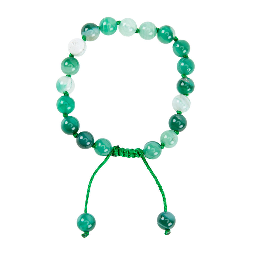 Adjustable Green Agate Bracelet、mySite、topwebapps