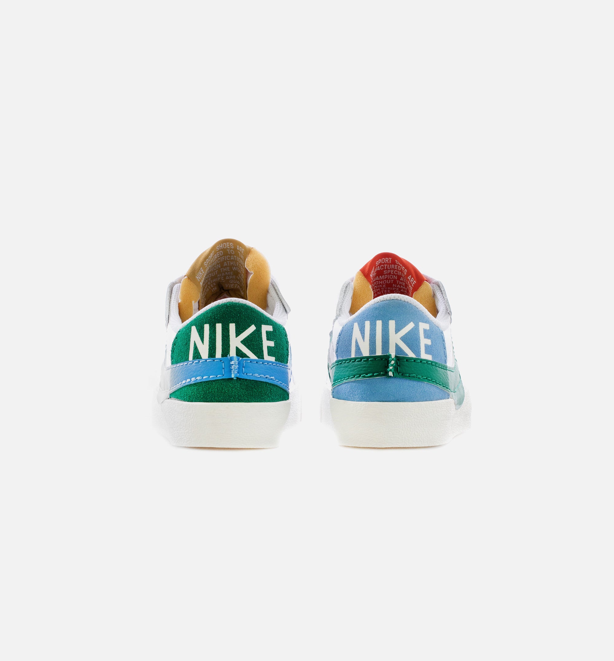Blazer Low Jumbo Mismatch Womens Lifestyle Shoe - White/Green/Blue、mySite、dreamappss