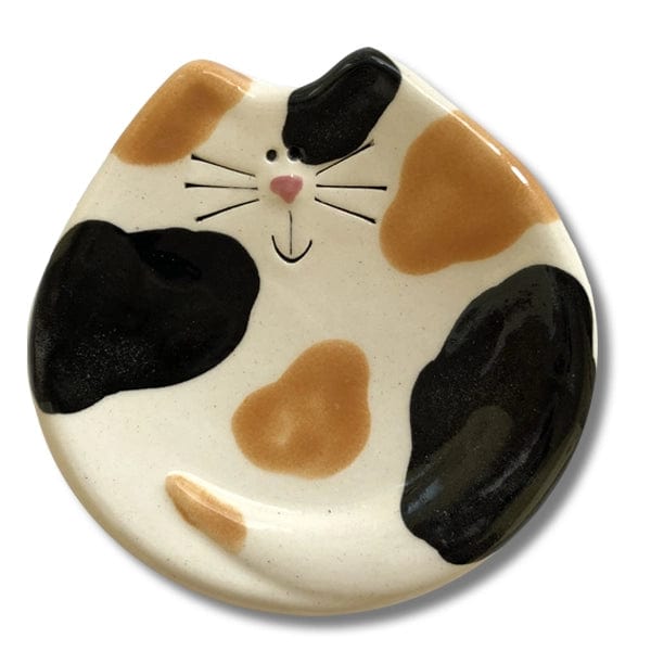 Handmade Ceramic Cat Trinket Dish Tea bag Holder Cute!、mySite、g9winljtr