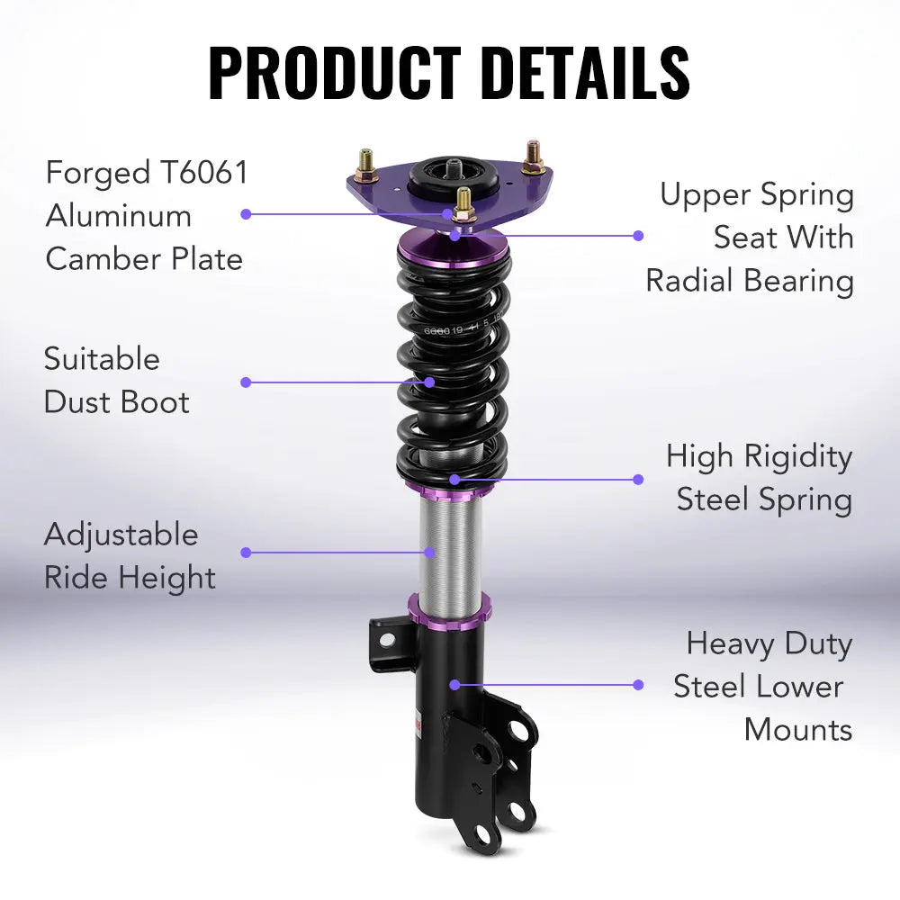 For 2011-14 Hyundai Sonata (YF) 32-Way Damping Coilover Shock Absorbers Struts | Flashark、mySite、nflplayoffbracketp