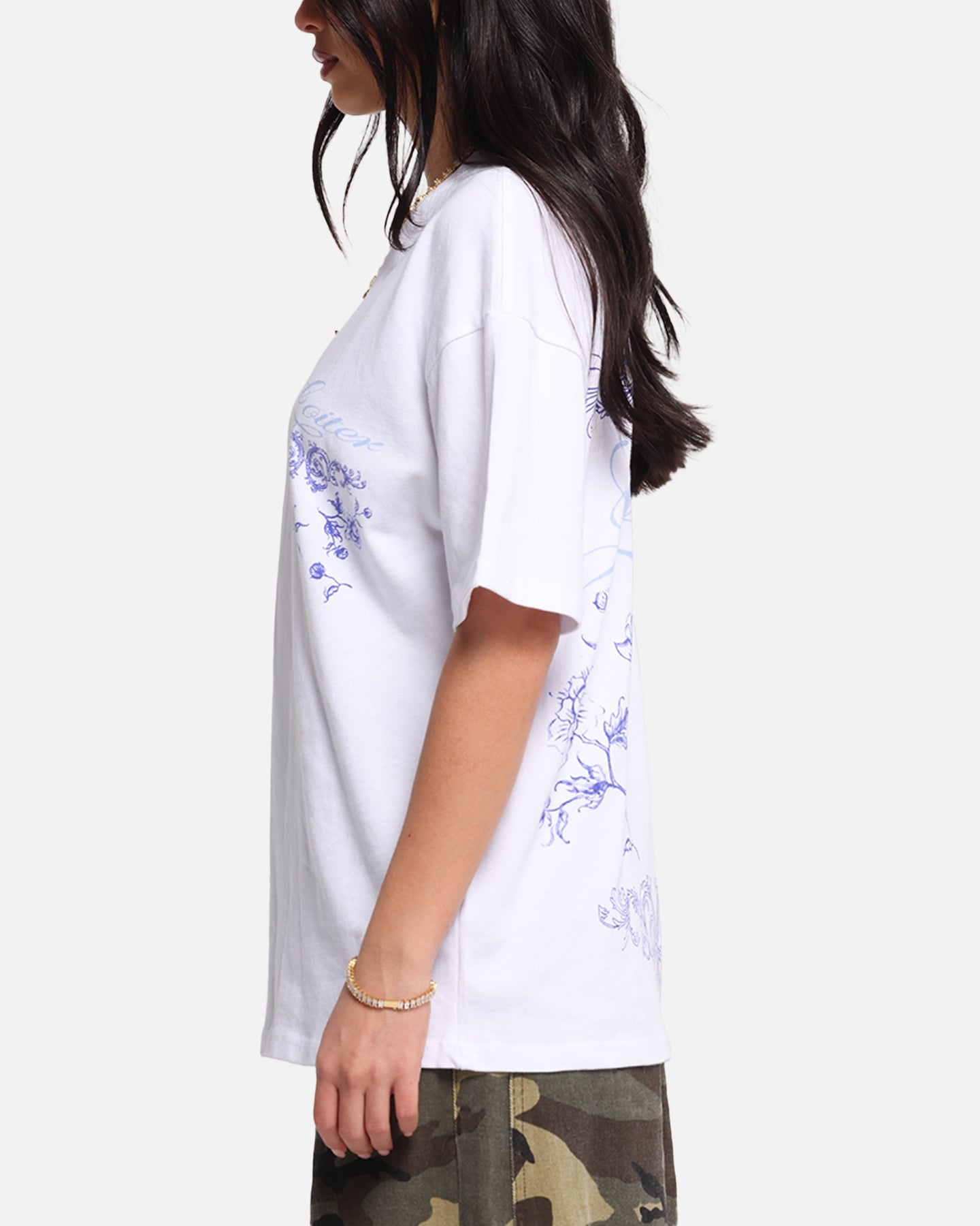 Loiter Fine China T-Shirt White、mySite、zt4zffjzw