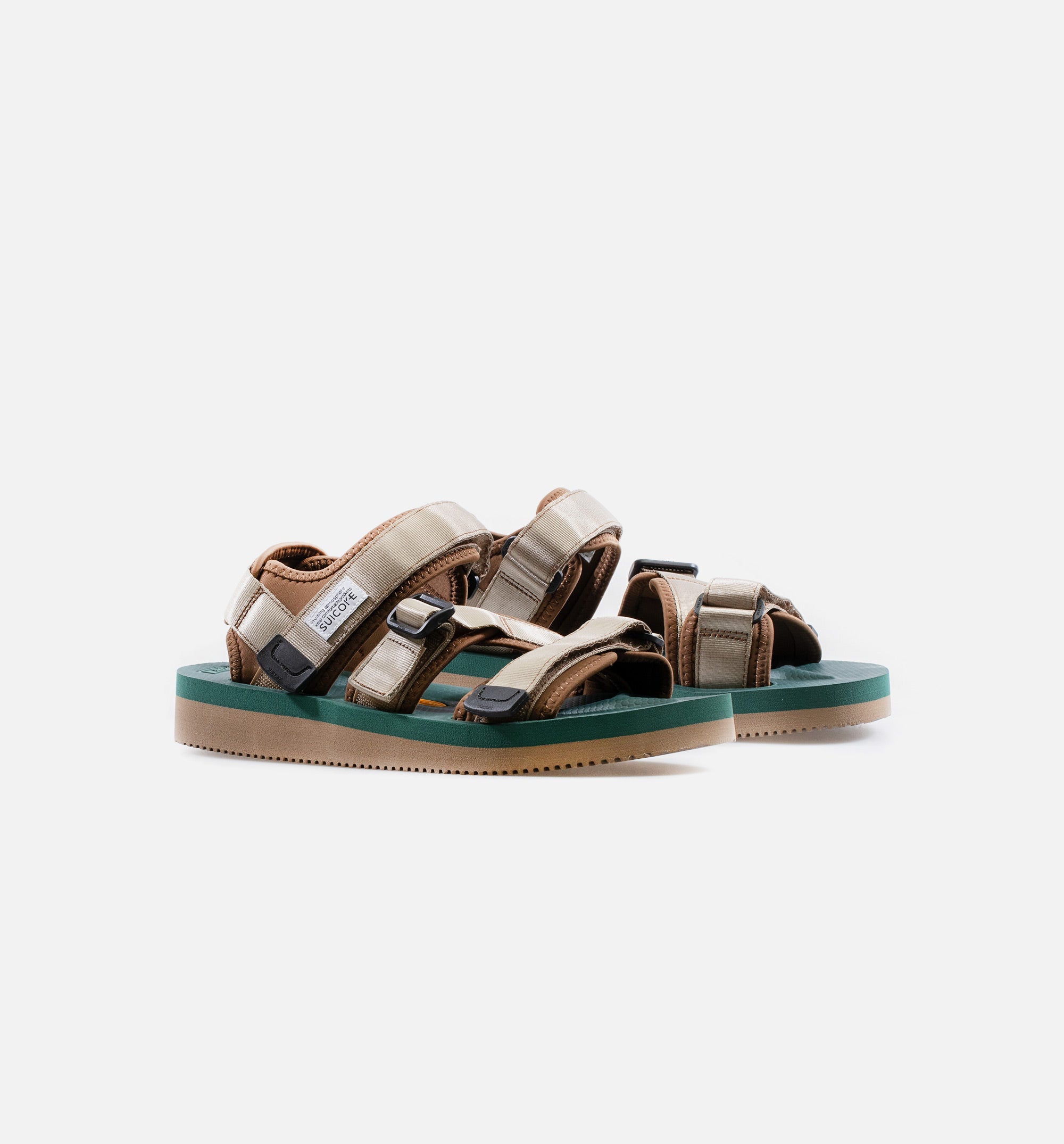 Kisee-V Mens Sandals - Green/Tan、mySite、dreamappss