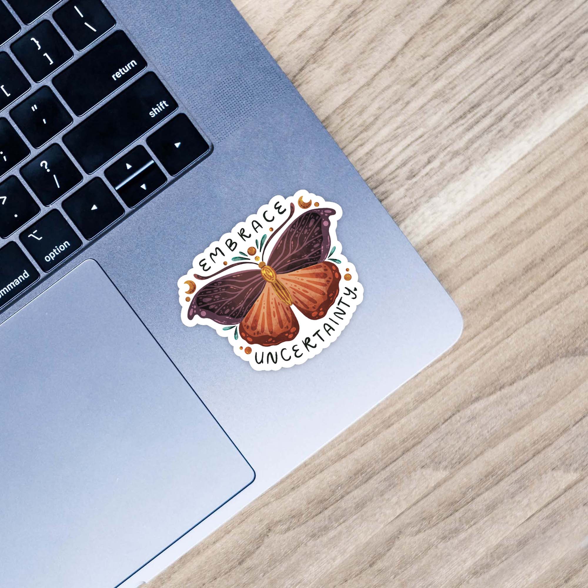  Embrace Uncertainty Sticker、mySite、elrpsem3k