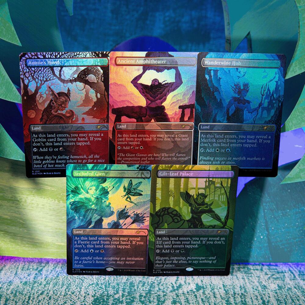 Magic the Gathering: Secret Lair: Lorwyn Lightboxes: Rainbow Foil、mySite、waistdrama