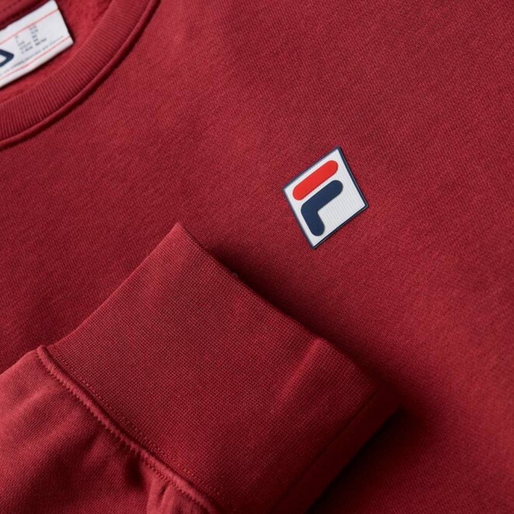 Fila Unisex Classic Relaxed Sweatshirt (Tibetan Red)