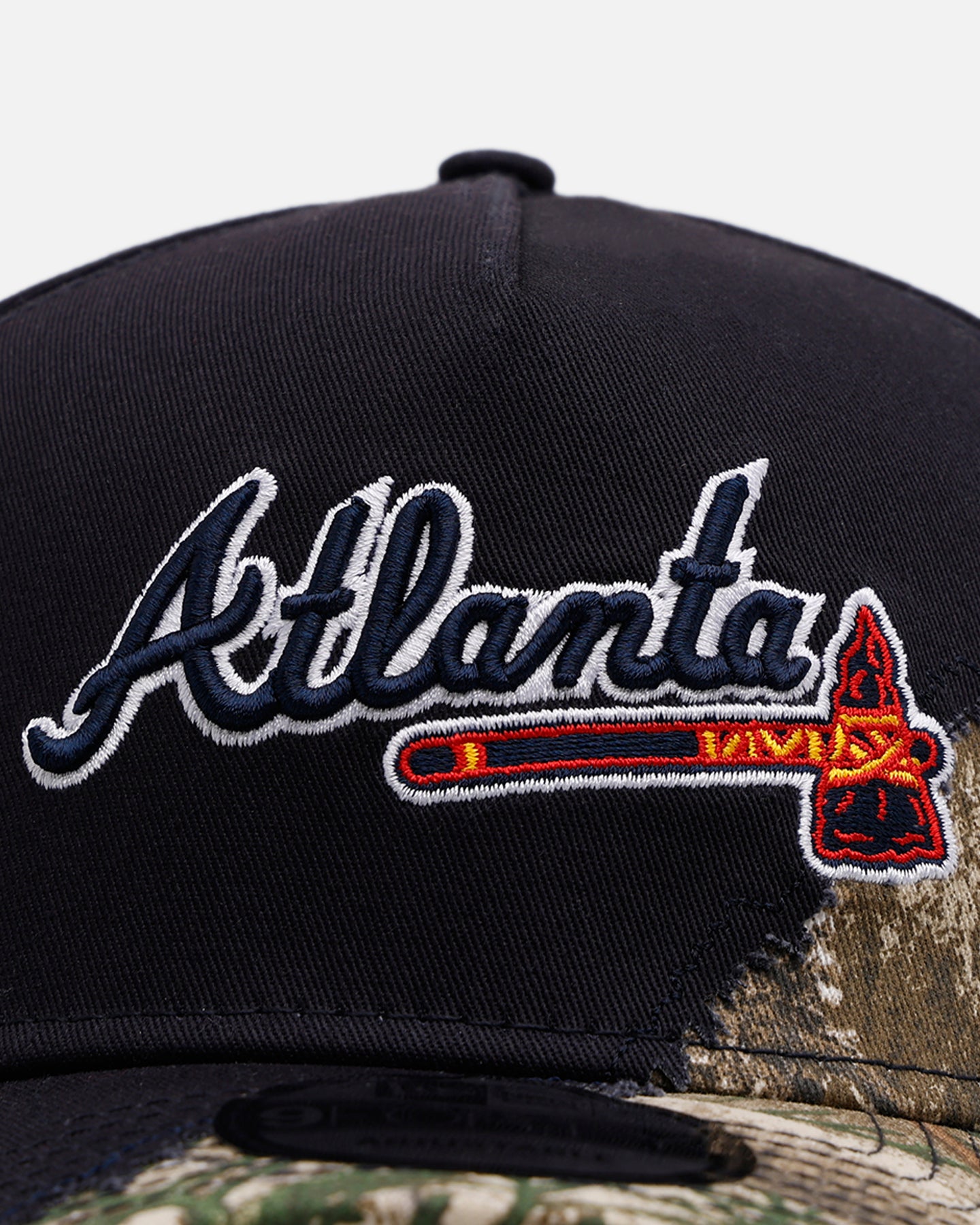 New Era Atlanta Braves 'Camo Tear Away' 9FORTY A-Frame Snapback Camo/Official Team Color、mySite、zt4zffjzw