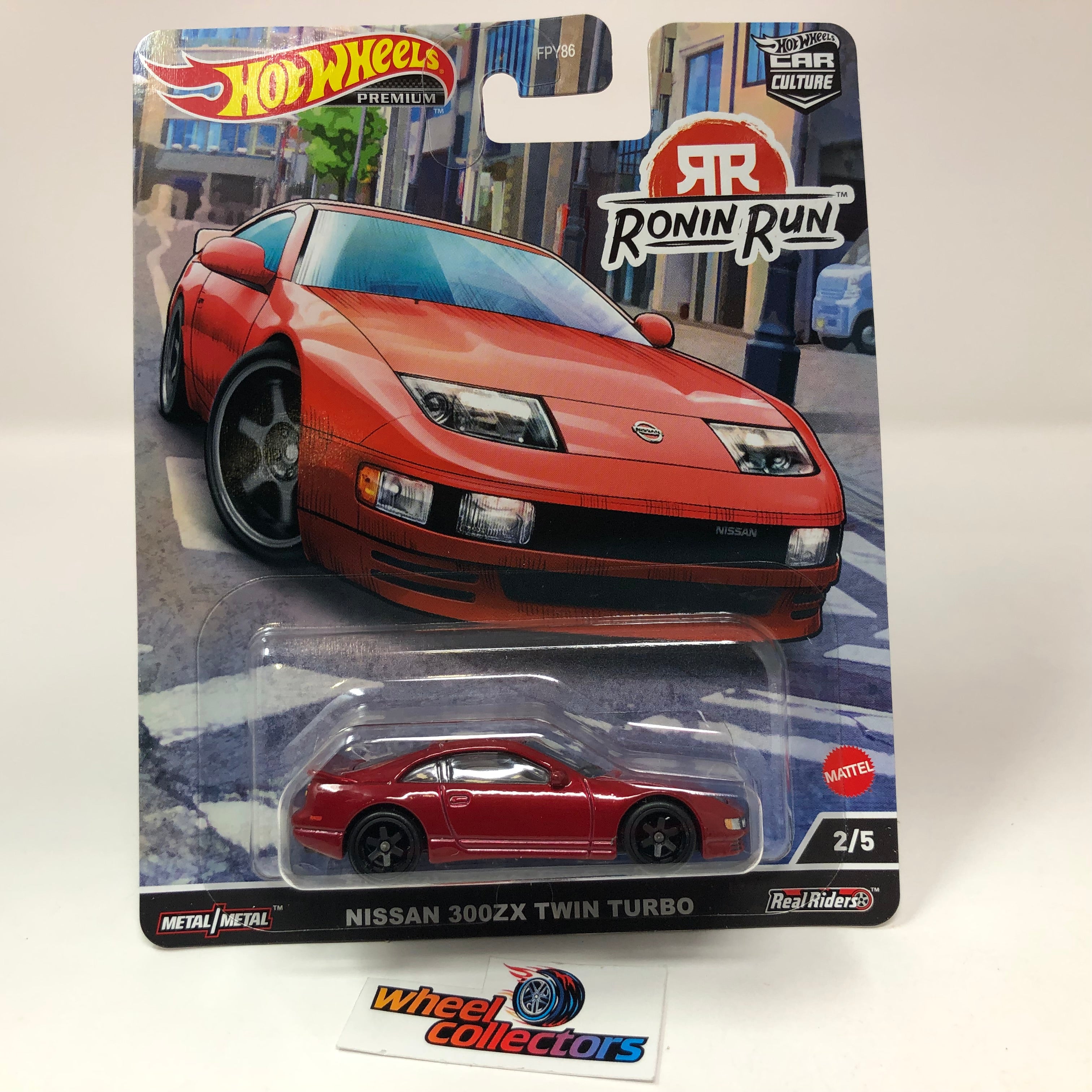 Nissan 300ZX Twin Turbo * RED * 2022 Hot Wheels Car Culture Ronin Run Case P、mySite、hgirdovlk