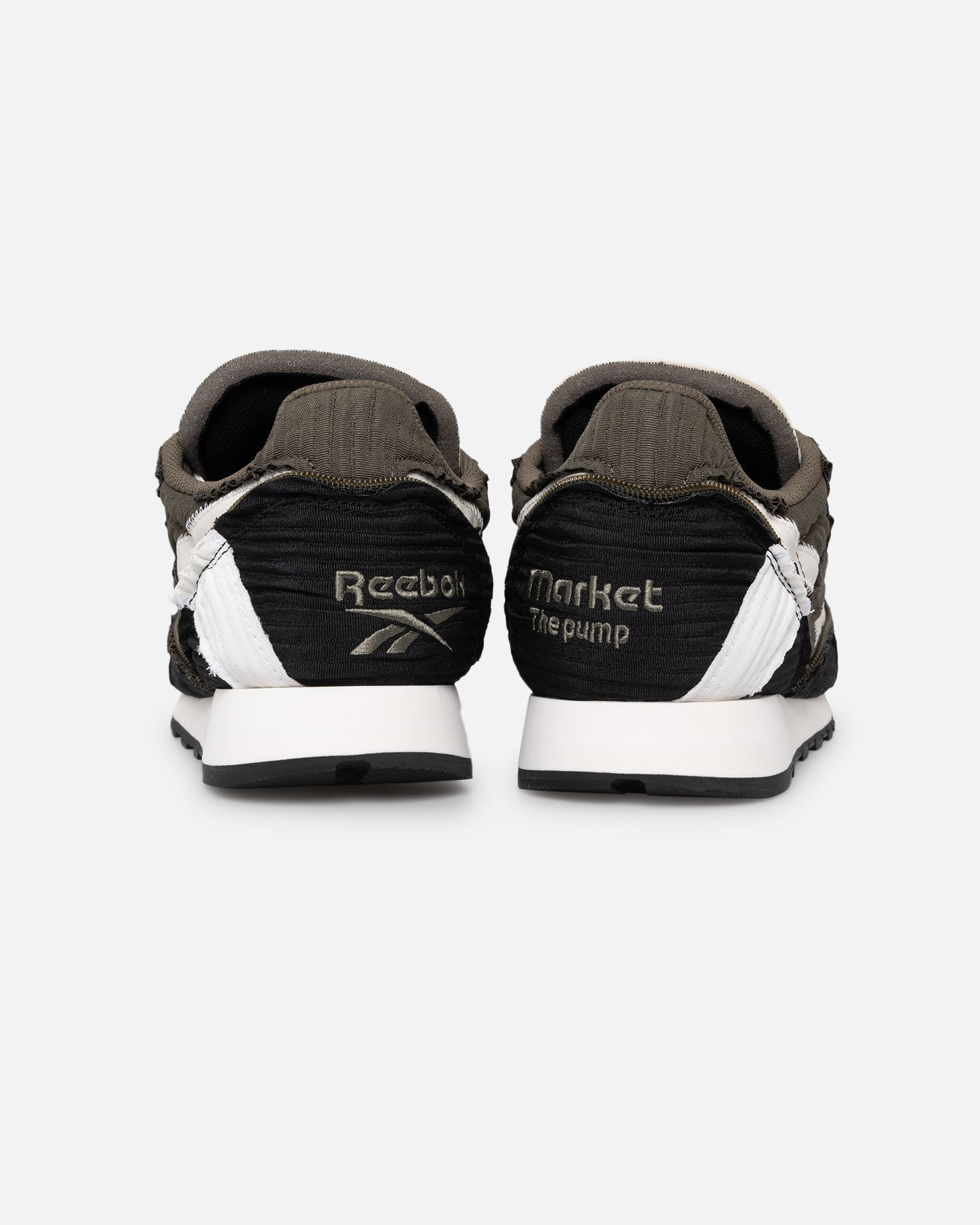 Reebok X MARKET Classic Leather Pump Army Green/Core Black、mySite、zt4zffjzw