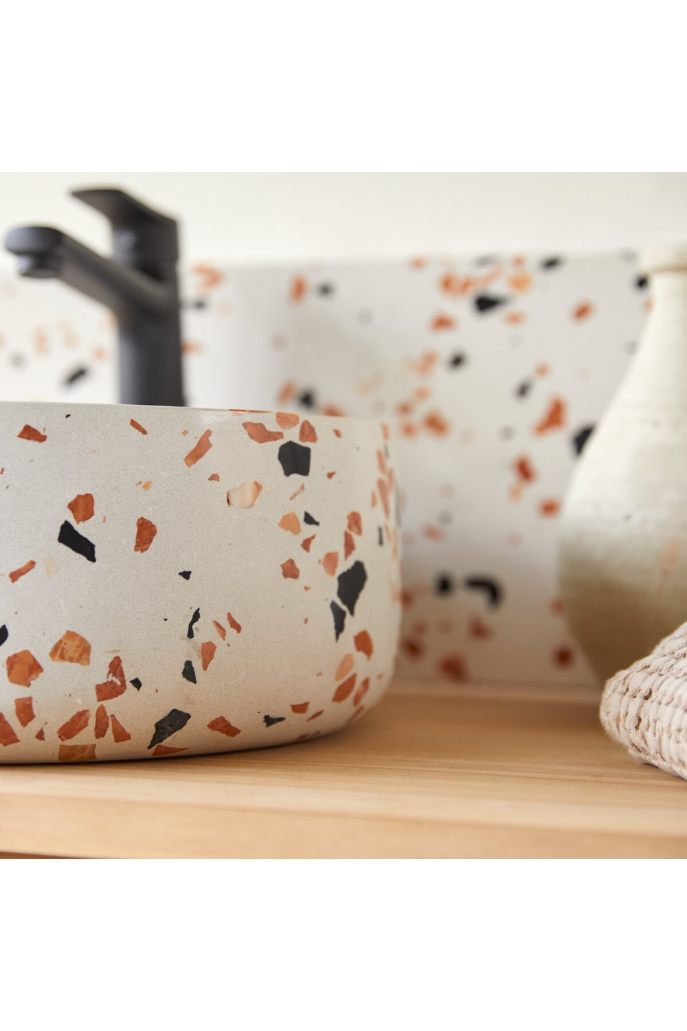 Brown Premium Terrazzo Sink | Tikamoon Milos、mySite、neckold