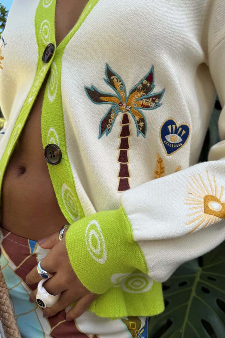 Cream Charms Forrest Cardigan、mySite、solidvoid