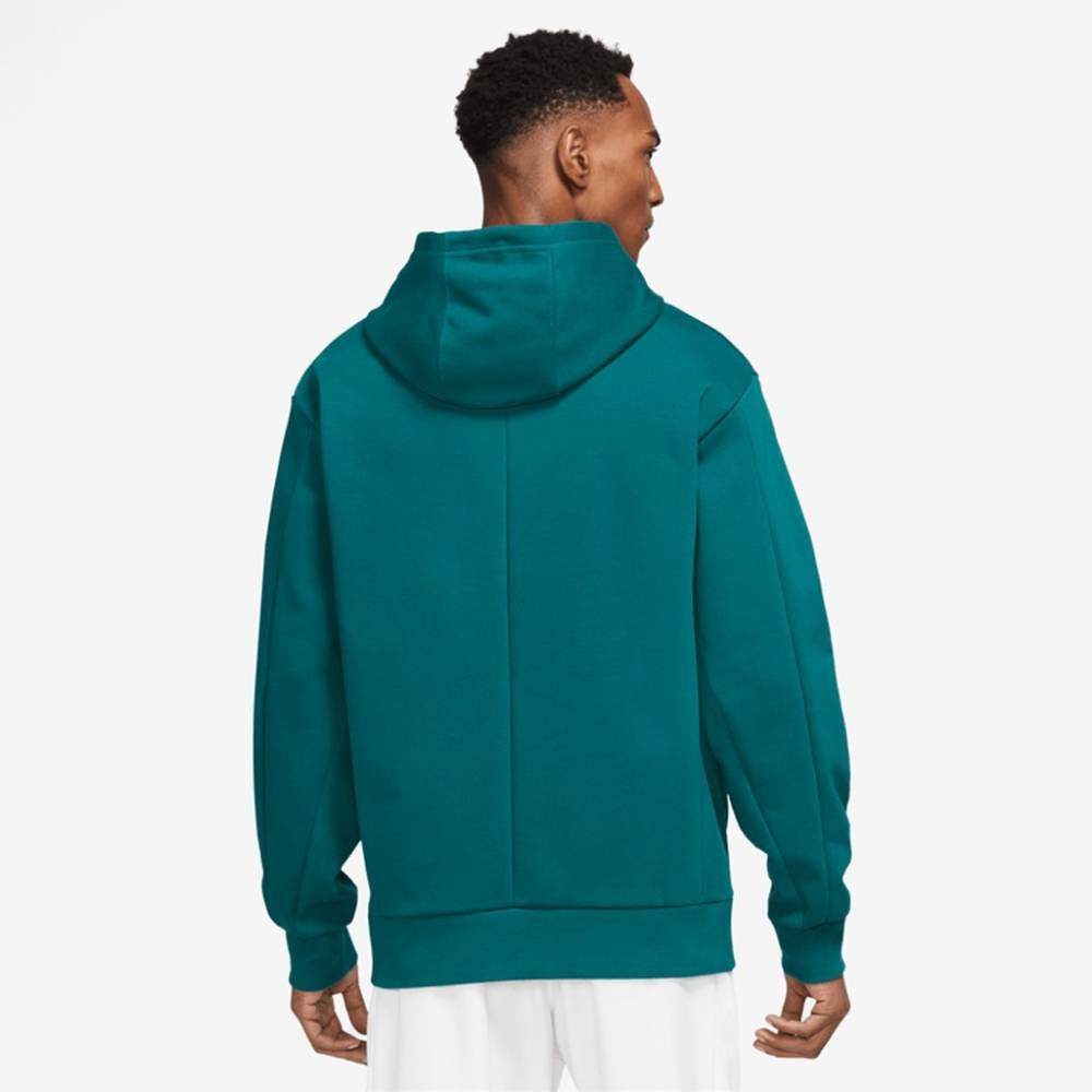 Nike Men's Fleece Heritage Tennis Hoodie (Blue)