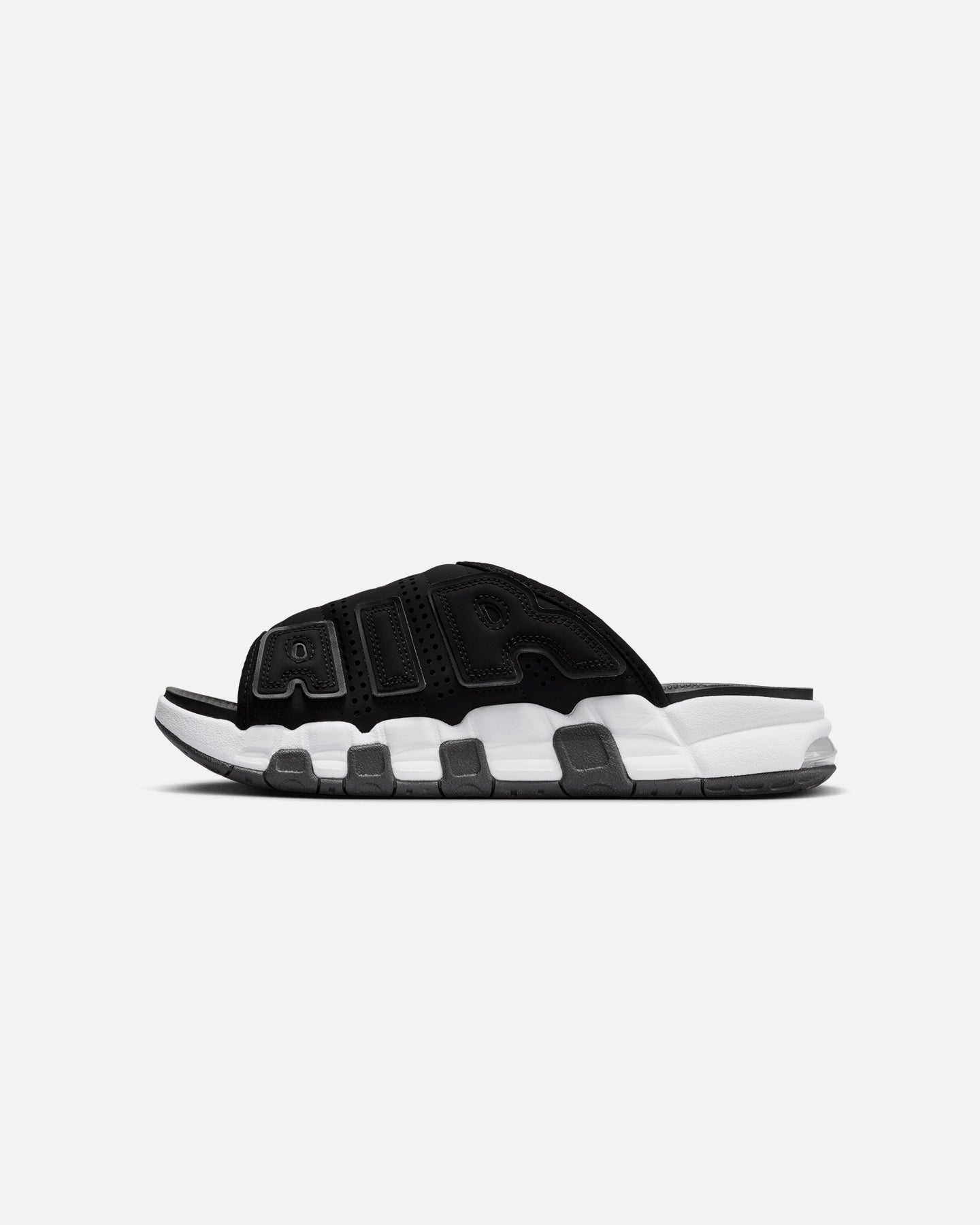Nike Air More Uptempo Slides Black/White、mySite、zt4zffjzw