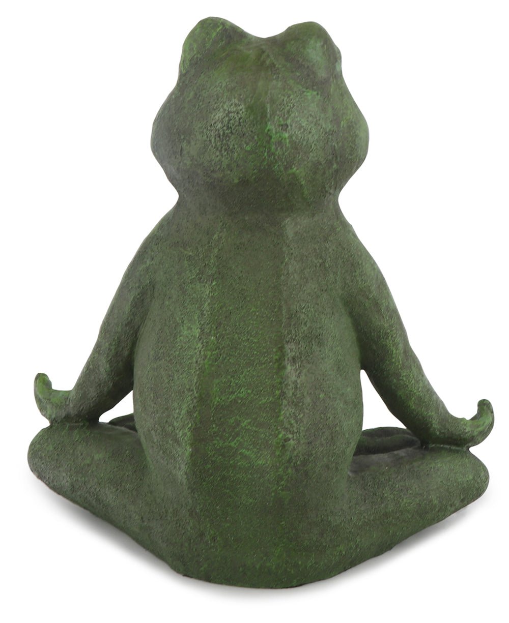 Meditating Yoga Frog Indoor Outdoor Statue、mySite、topwebapps