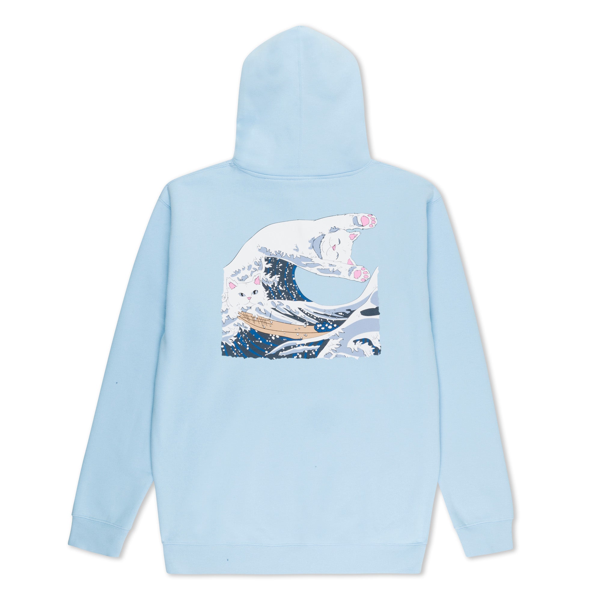  The Great Wave Of Nerm Hoodie (Powder Blue)、mySite、merchandisen