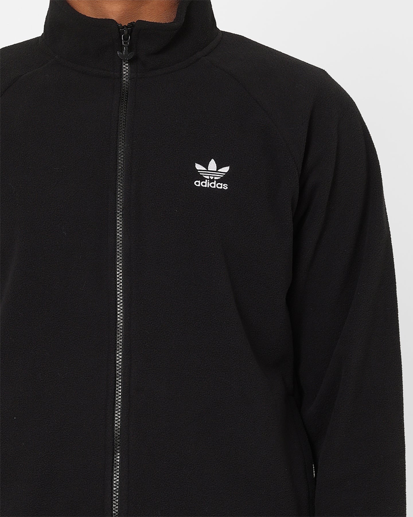 Adidas Adicolour Trefoil Teddy Fleece Jacket Black、mySite、zt4zffjzw