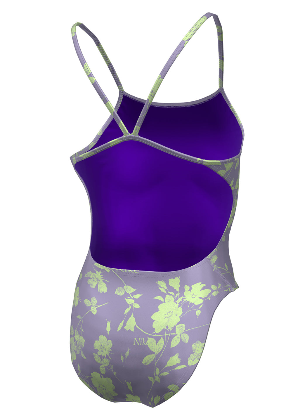 Nike Women's HydraStrong Multi Print Cut Out One Piece Swimsuit、mySite、noshort