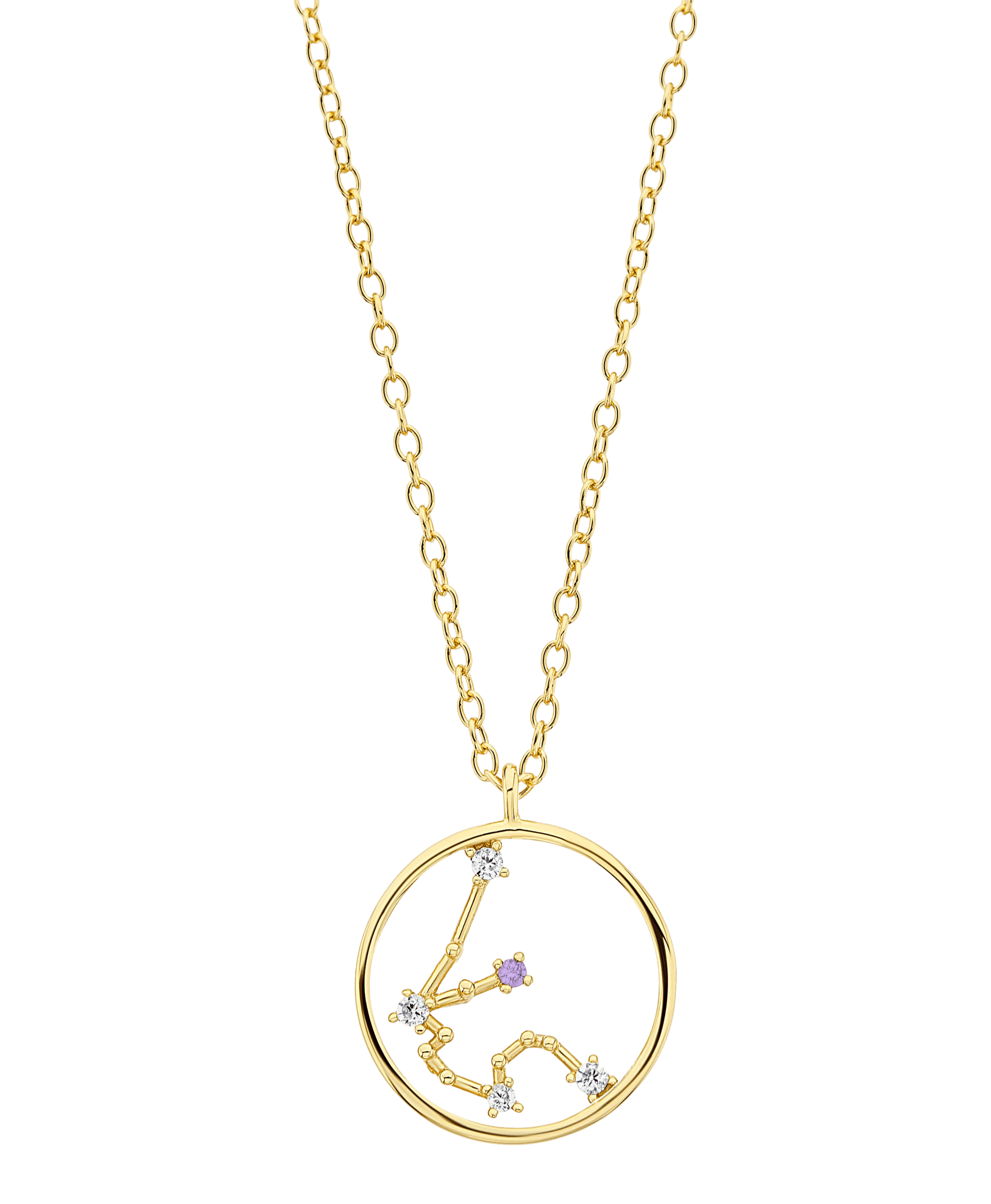 Zodiac Necklace Aquarius 18ct Gold Plated、mySite、botmansion