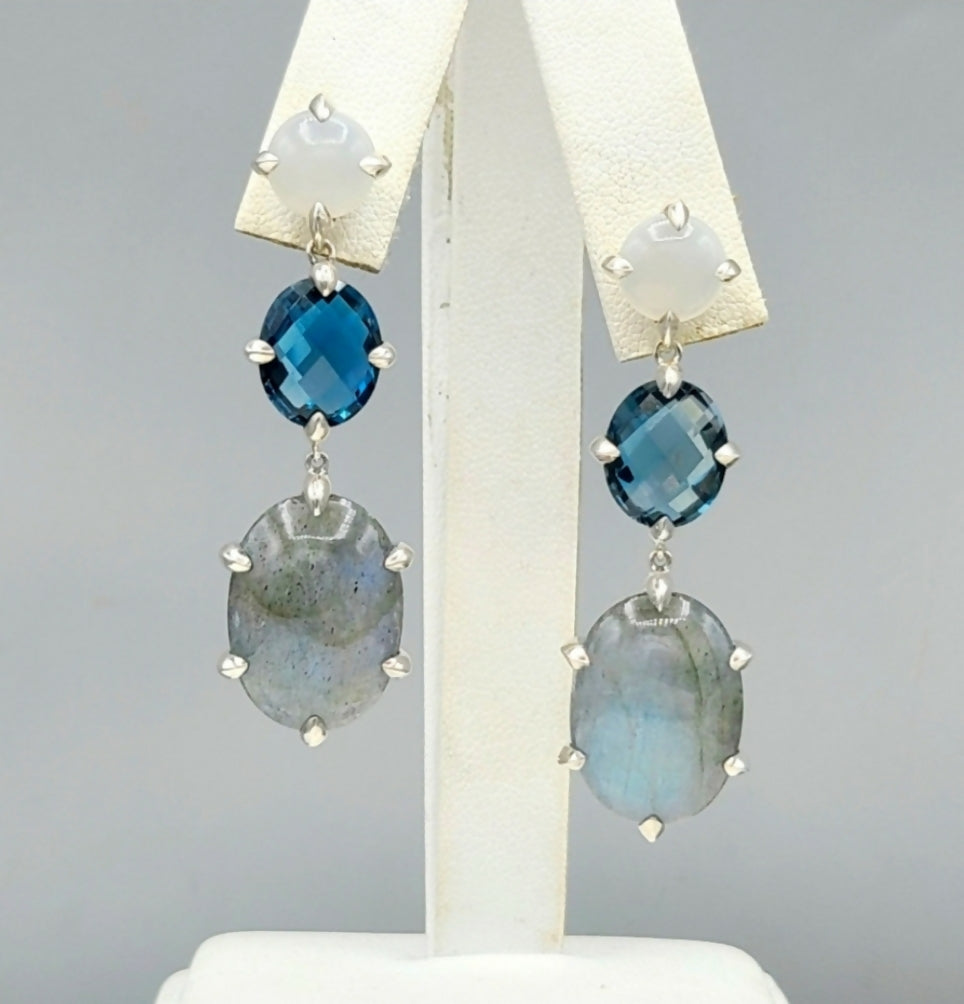David Yurman Chatelaine Earrings 鈥?Labradorite & Moonstone、mySite、hinf8tx79