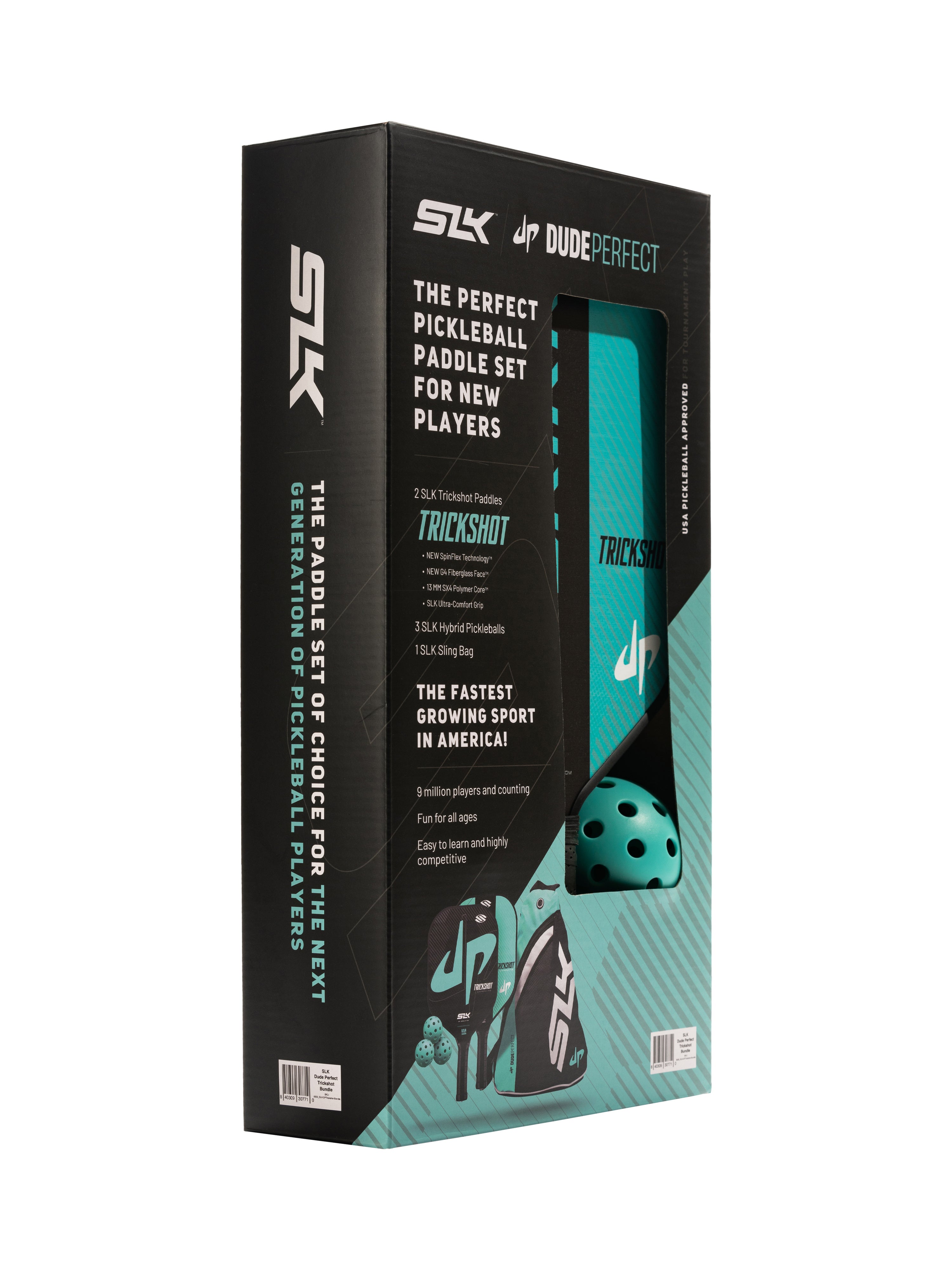 SLK by Selkirk x Dude Perfect - Trickshot Pickleball Bundle、mySite、noshort