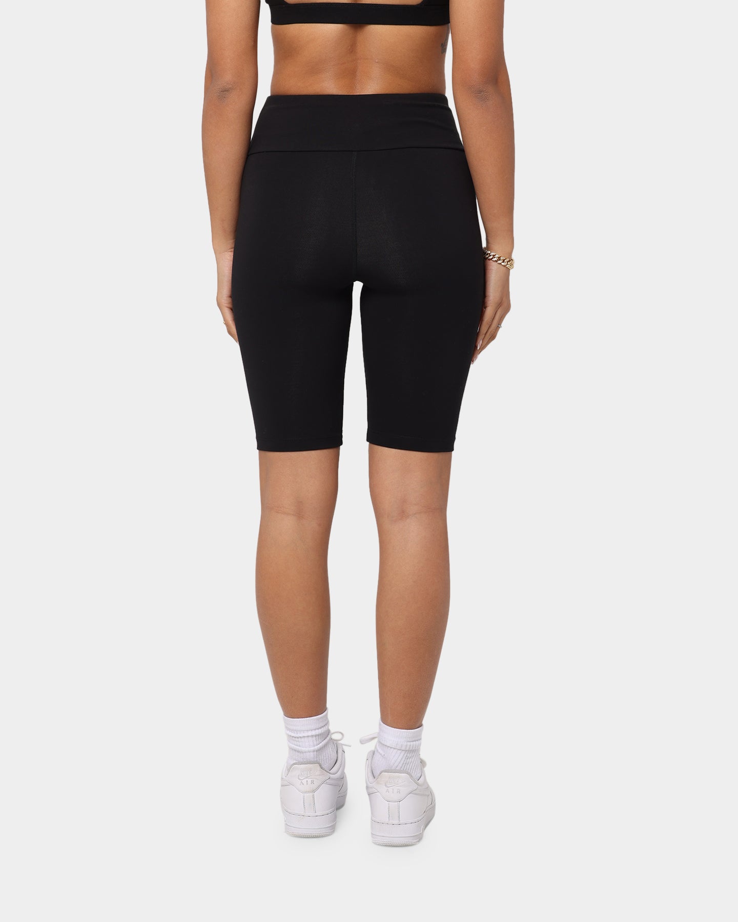 Champion Women's High Rise Bike Short Black/Gold、mySite、zt4zffjzw