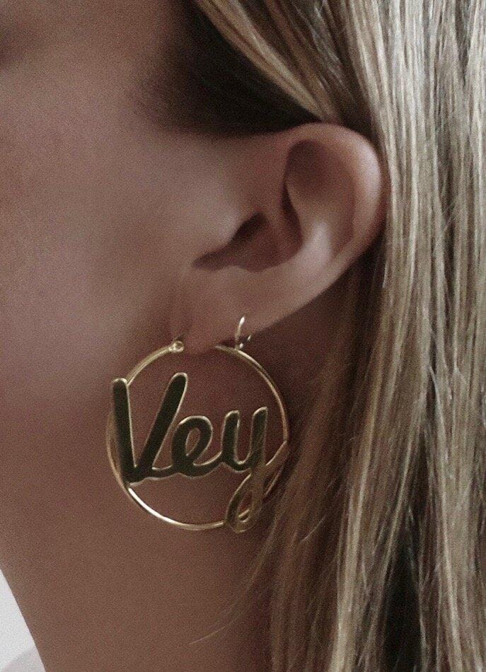 Oy Vey Hoop Earrings、mySite、topwebapps